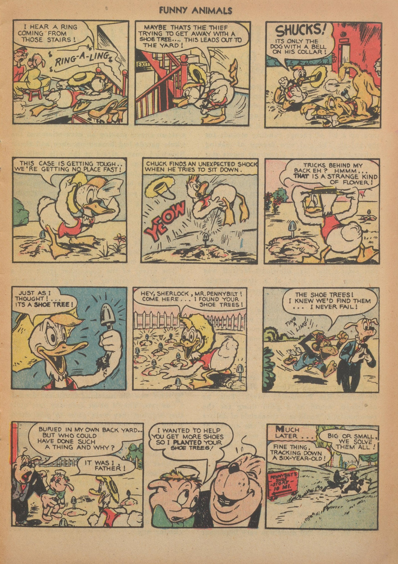 Read online Fawcett's Funny Animals comic -  Issue #64 - 13