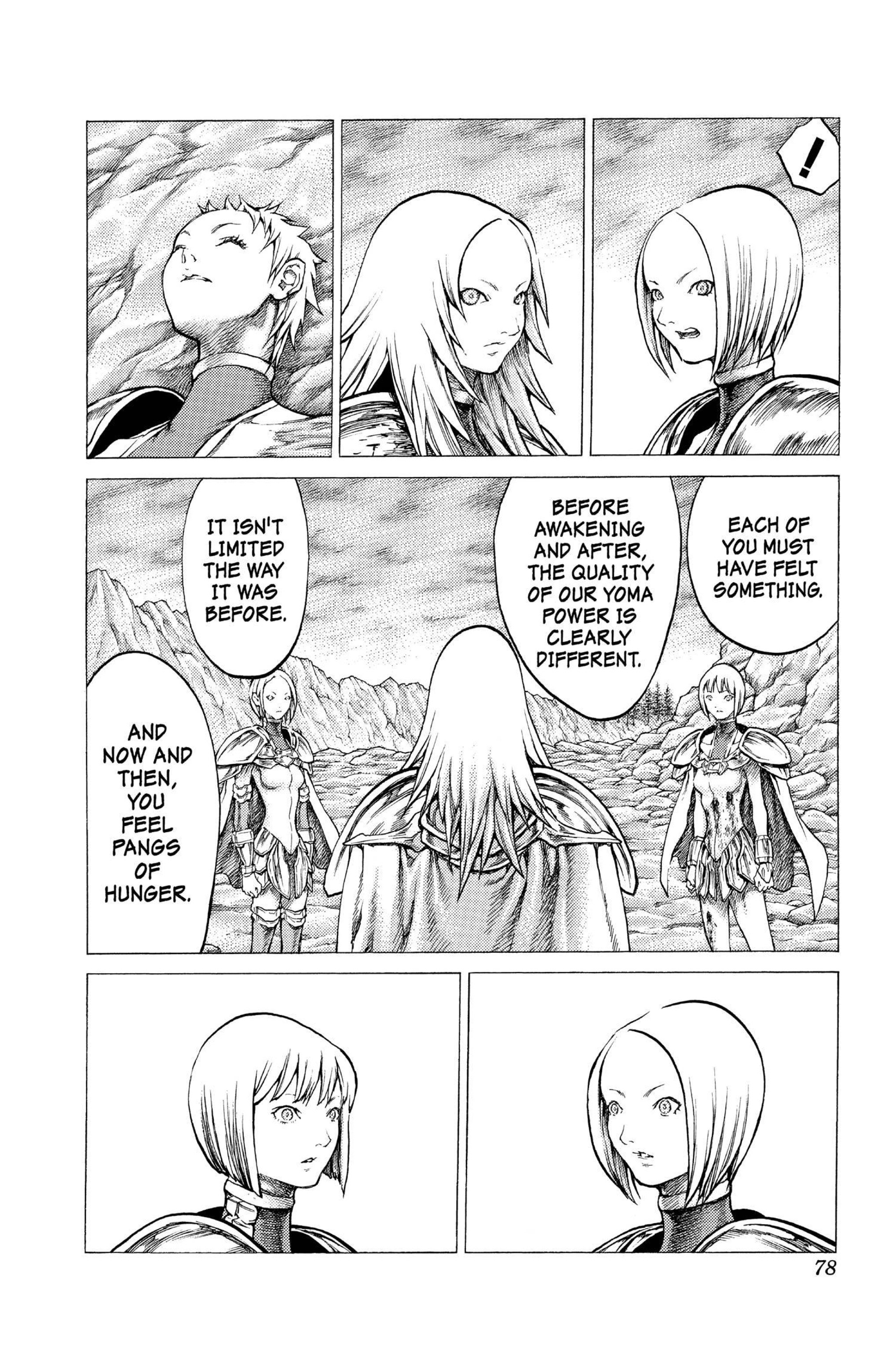 Read online Claymore comic -  Issue #6 - 74