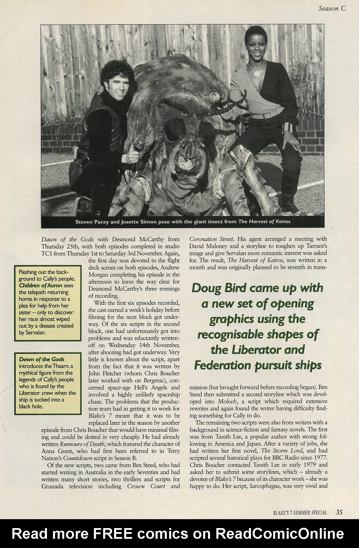 Read online Blake's 7 Special comic -  Issue #4 - 35