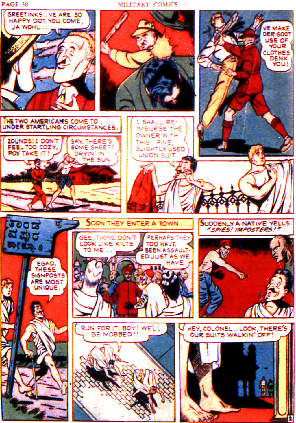 Read online Military Comics comic -  Issue #6 - 32