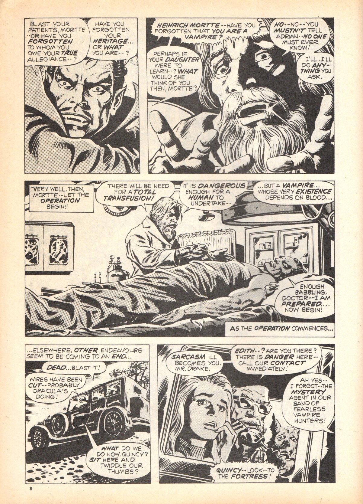 Read online Dracula Lives (1974) comic -  Issue #15 - 8