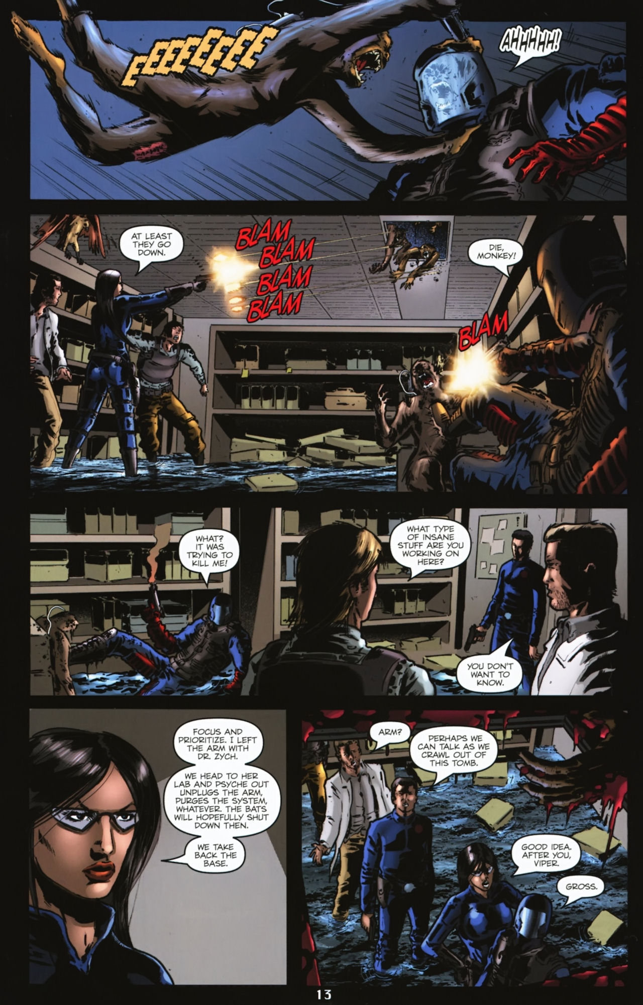 Read online G.I. Joe: Infestation comic -  Issue #2 - 17