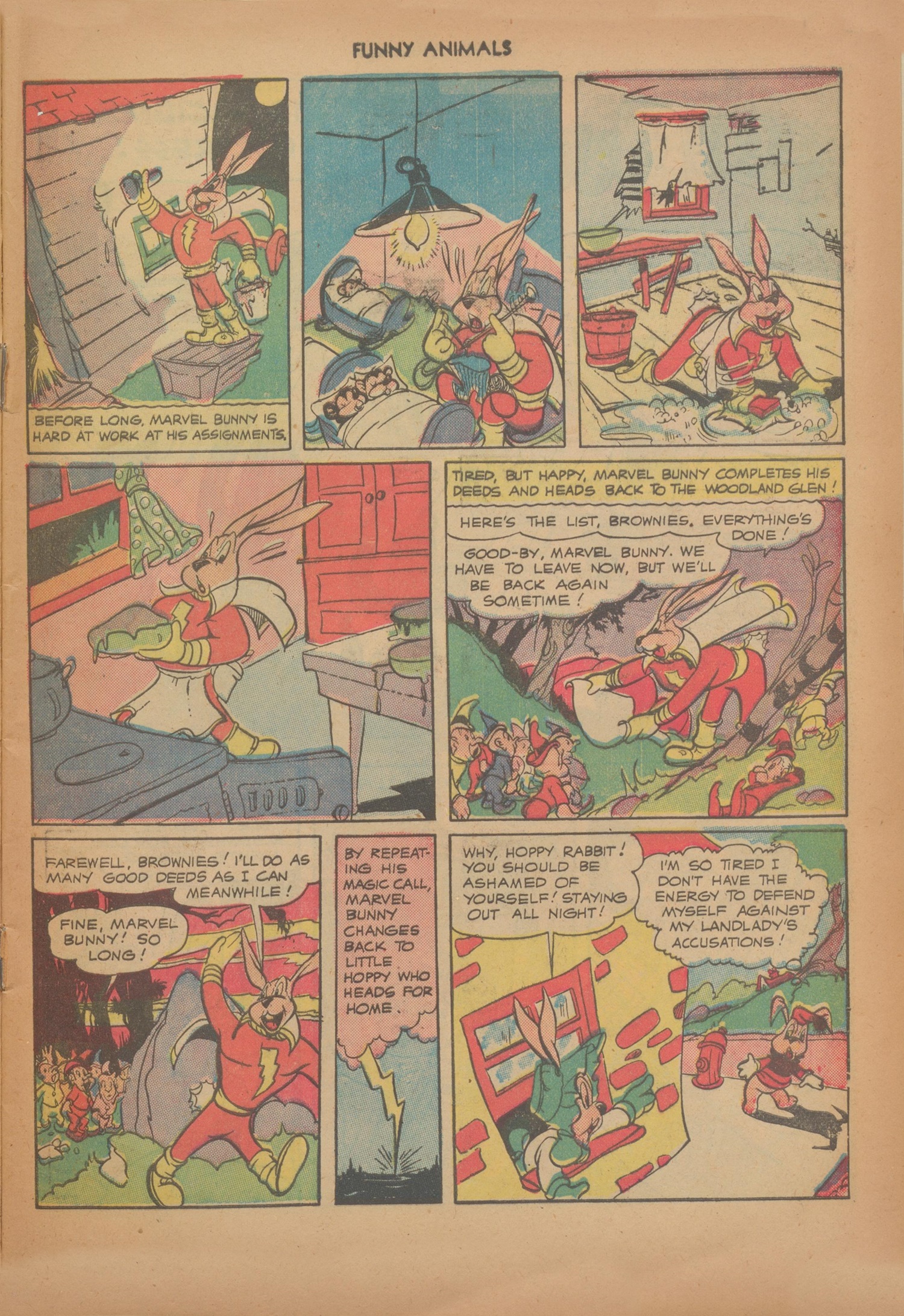 Read online Fawcett's Funny Animals comic -  Issue #58 - 9