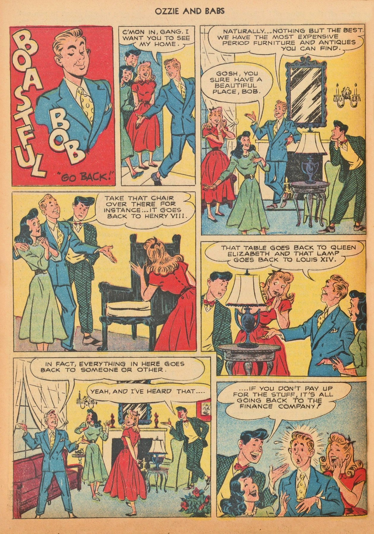 Read online Ozzie And Babs comic -  Issue #4 - 40