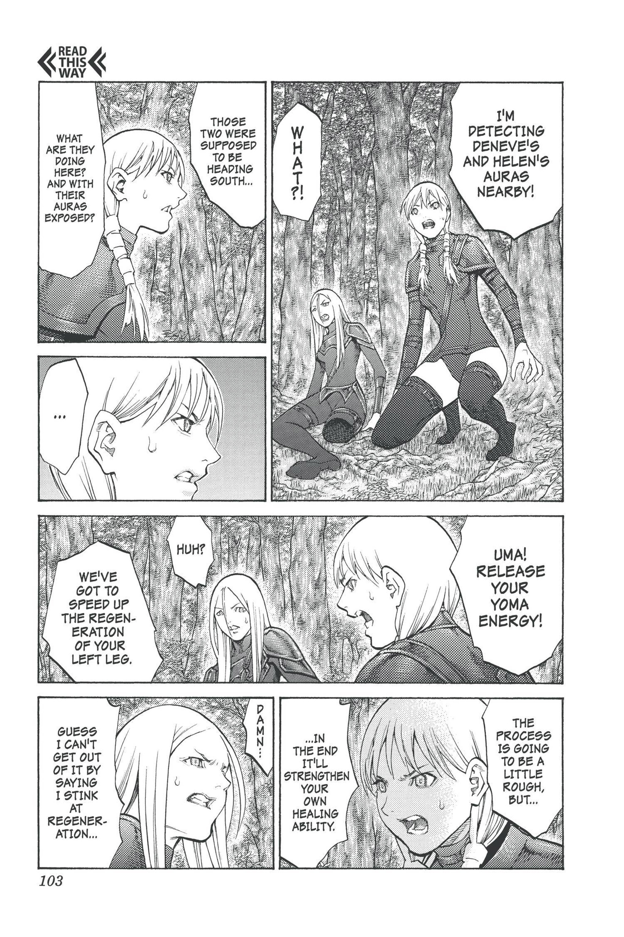 Read online Claymore comic -  Issue #17 - 95