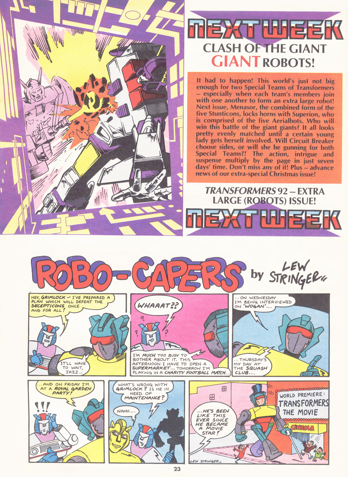 Read online The Transformers (UK) comic -  Issue #91 - 16