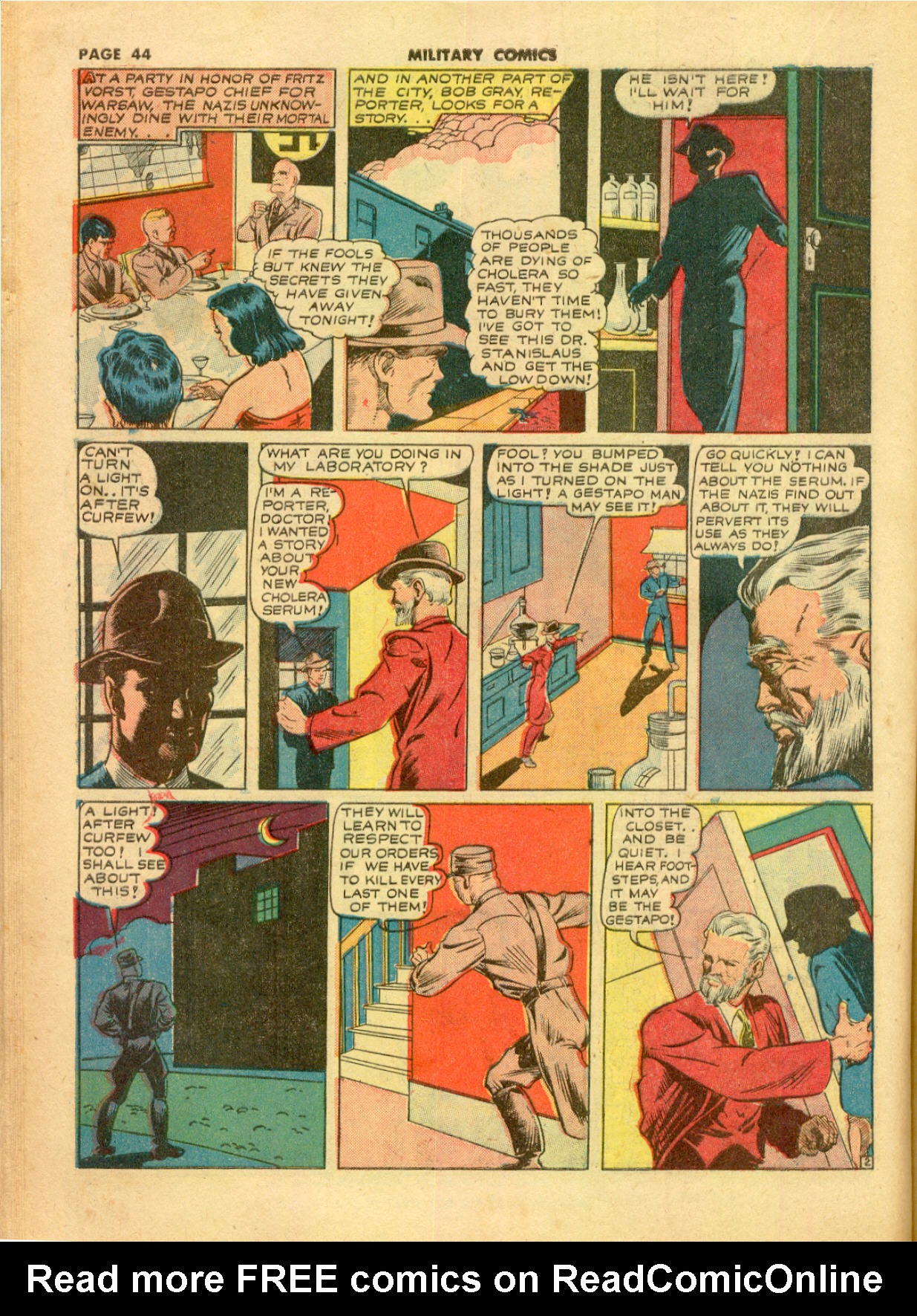 Read online Military Comics comic -  Issue #11 - 46