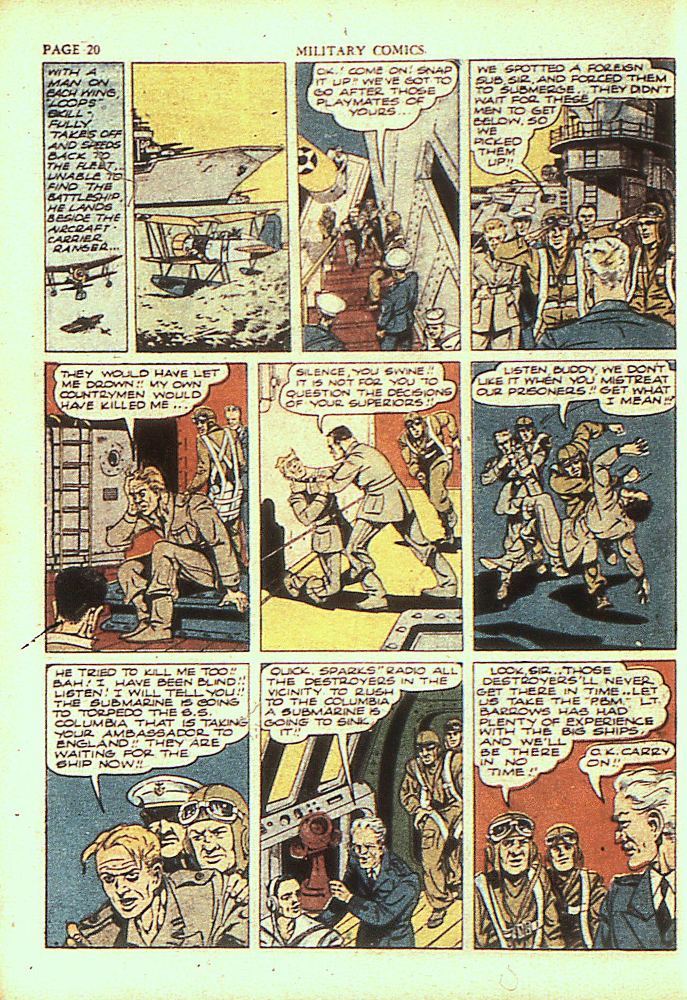 Read online Military Comics comic -  Issue #4 - 22