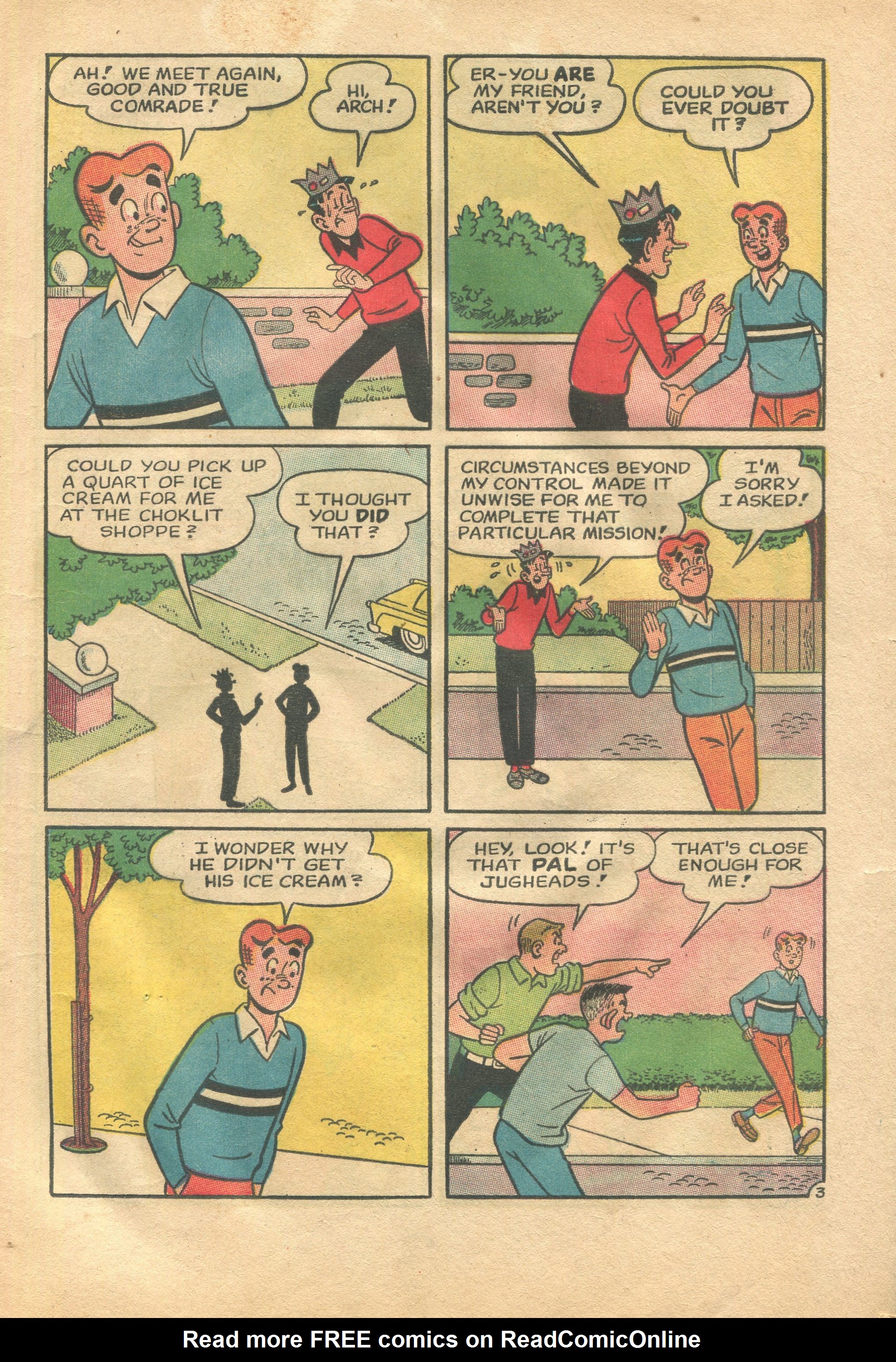 Read online Archie's Pal Jughead Comics comic -  Issue #113 - 5