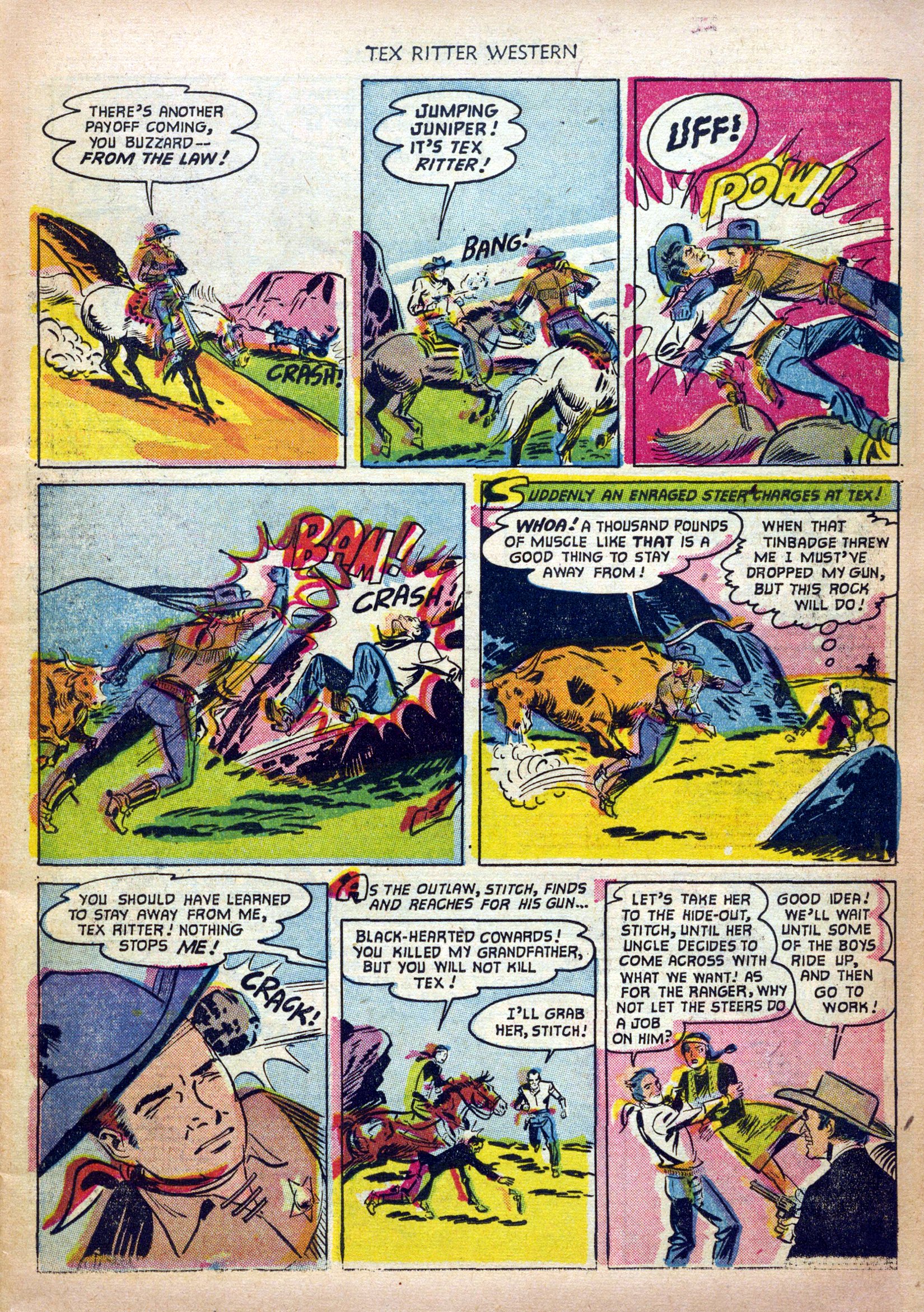 Read online Tex Ritter Western comic -  Issue #12 - 7