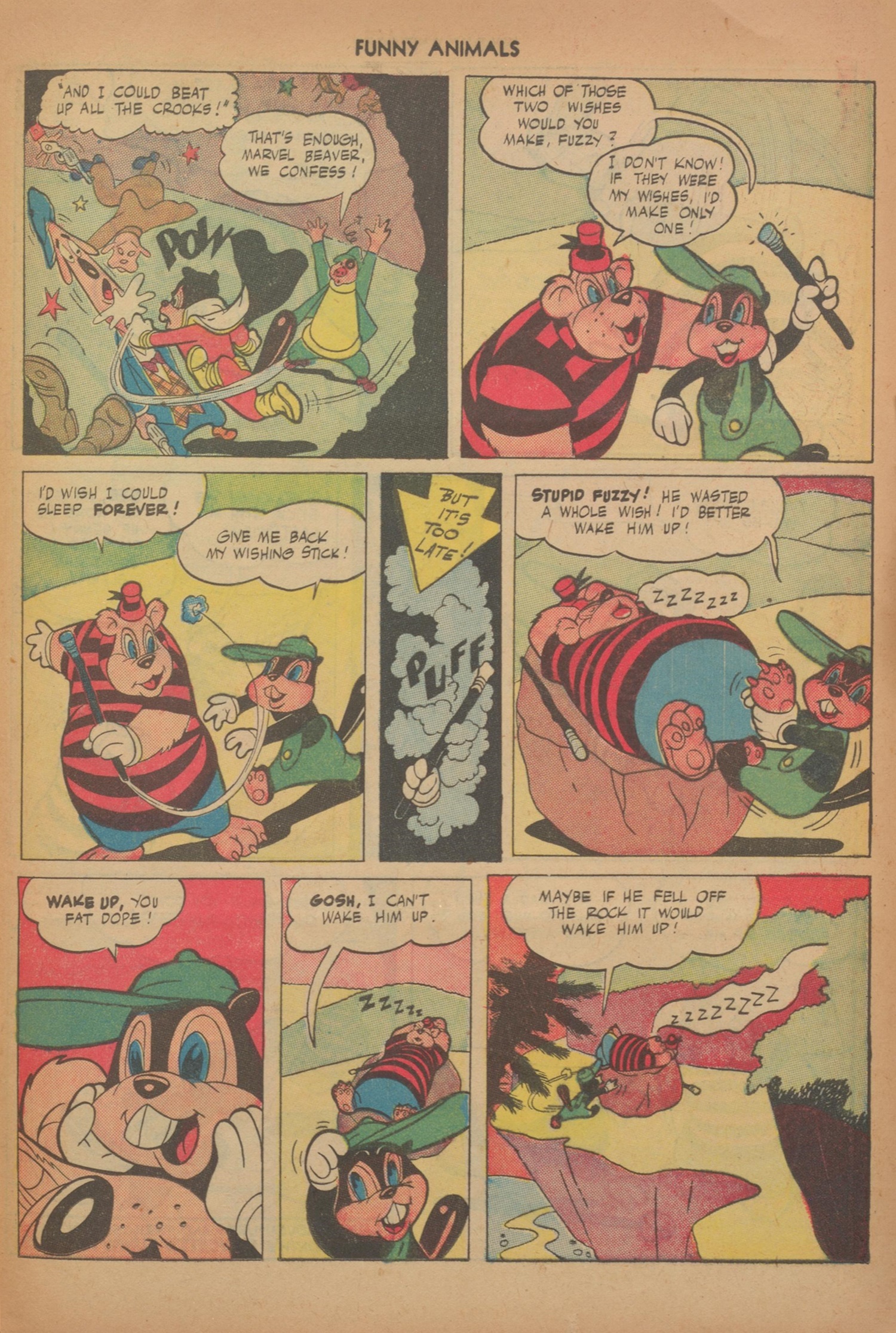 Read online Fawcett's Funny Animals comic -  Issue #54 - 25