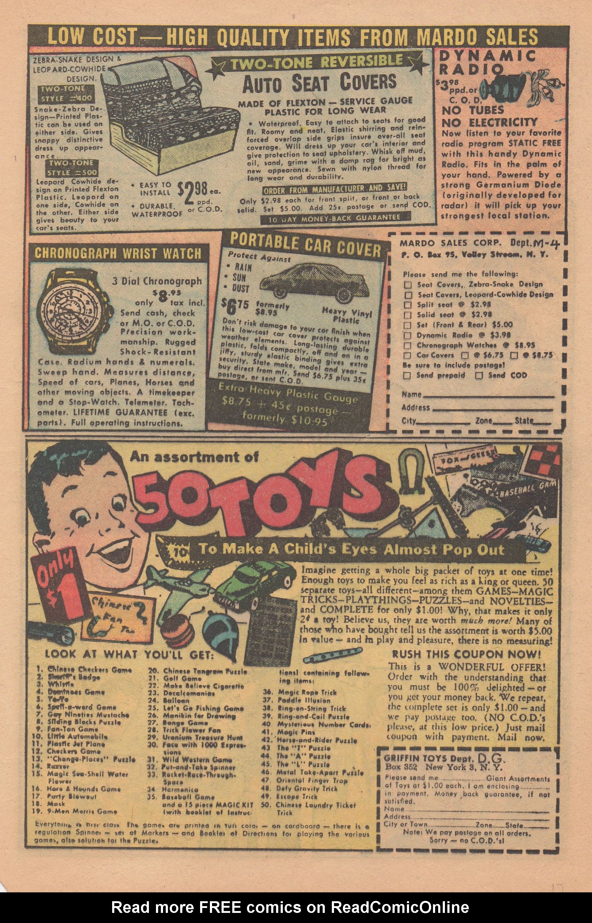 Read online Men in Action (1957) comic -  Issue #6 - 17