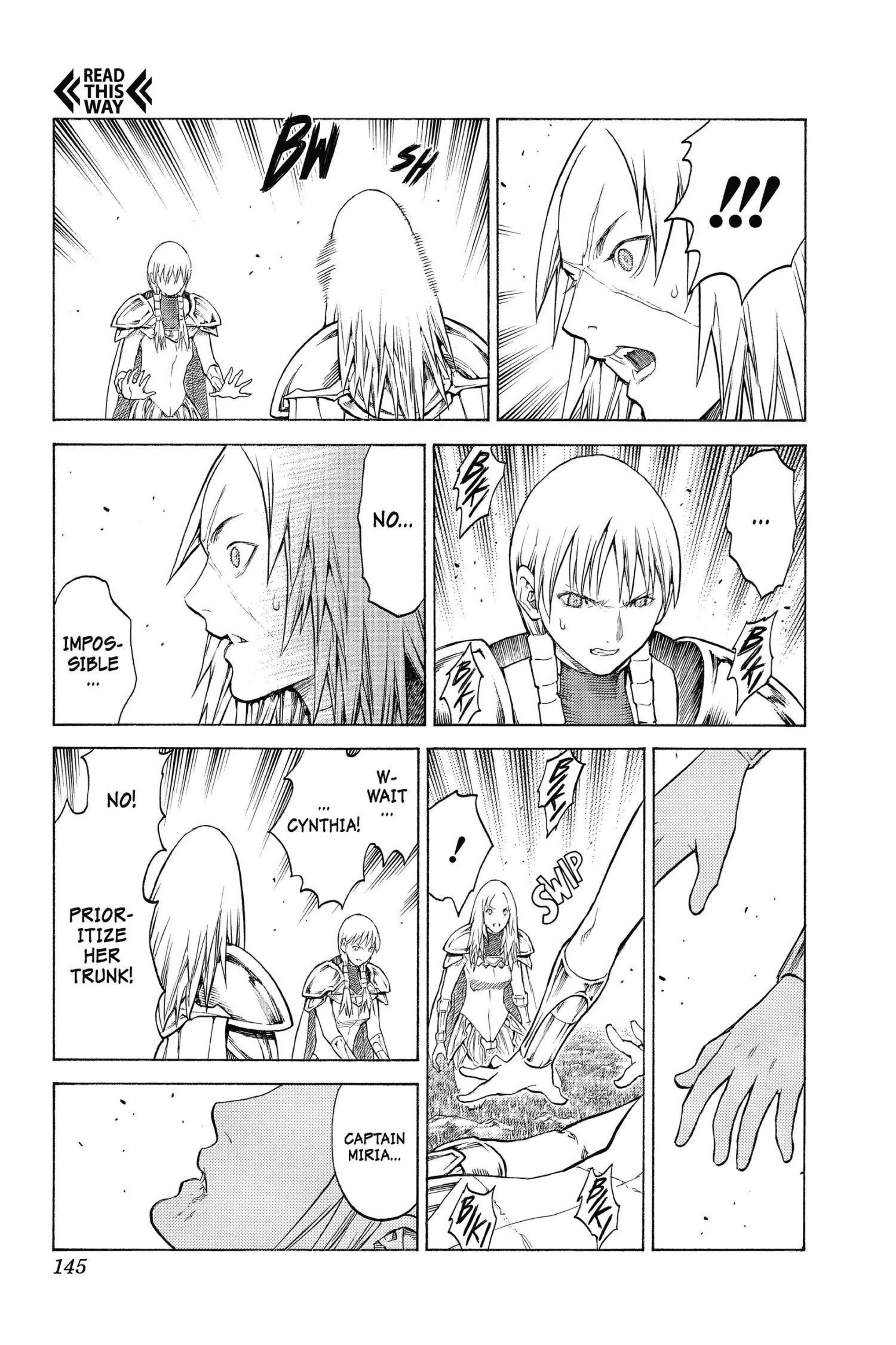 Read online Claymore comic -  Issue #26 - 125