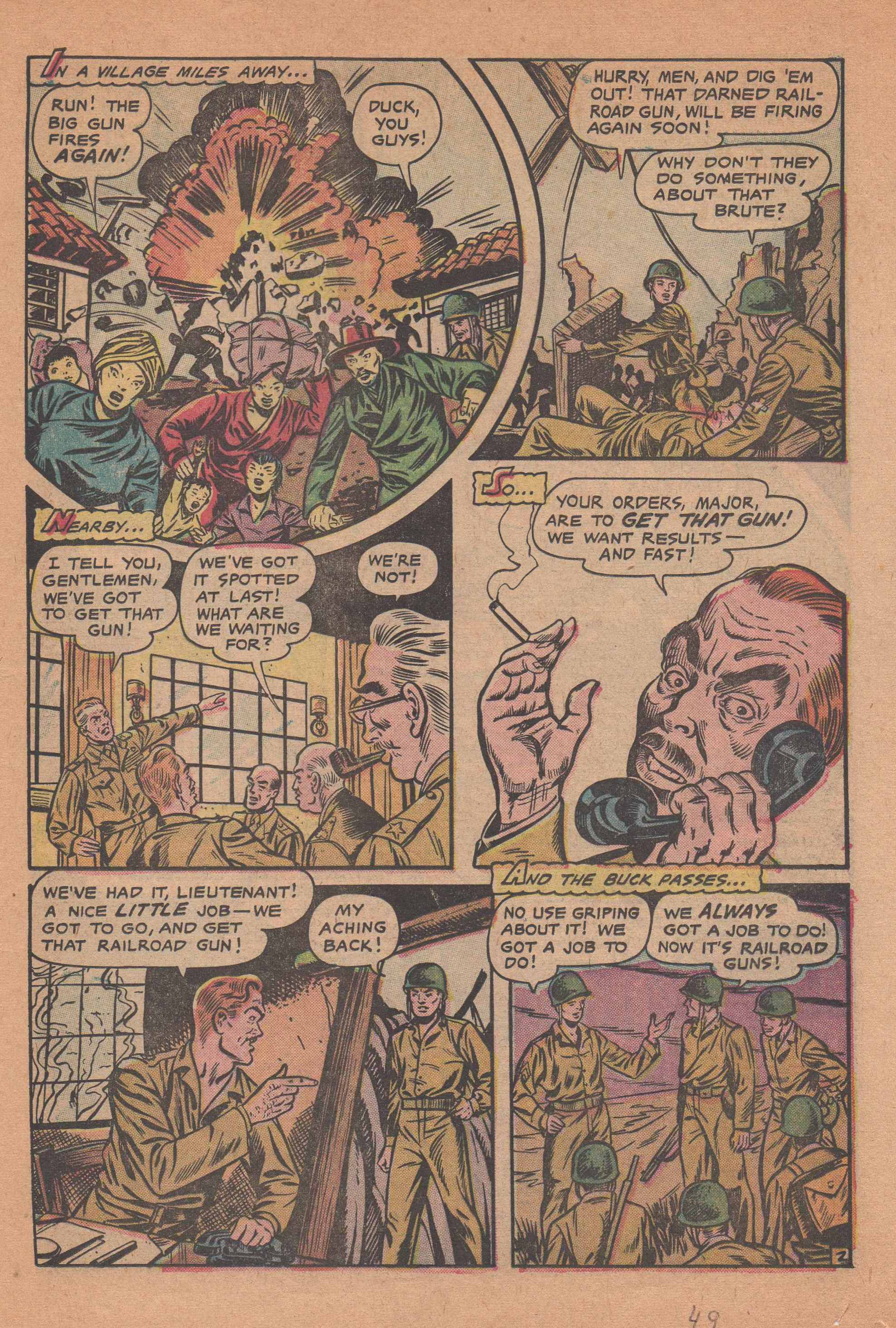 Read online Men in Action (1957) comic -  Issue #2 - 14