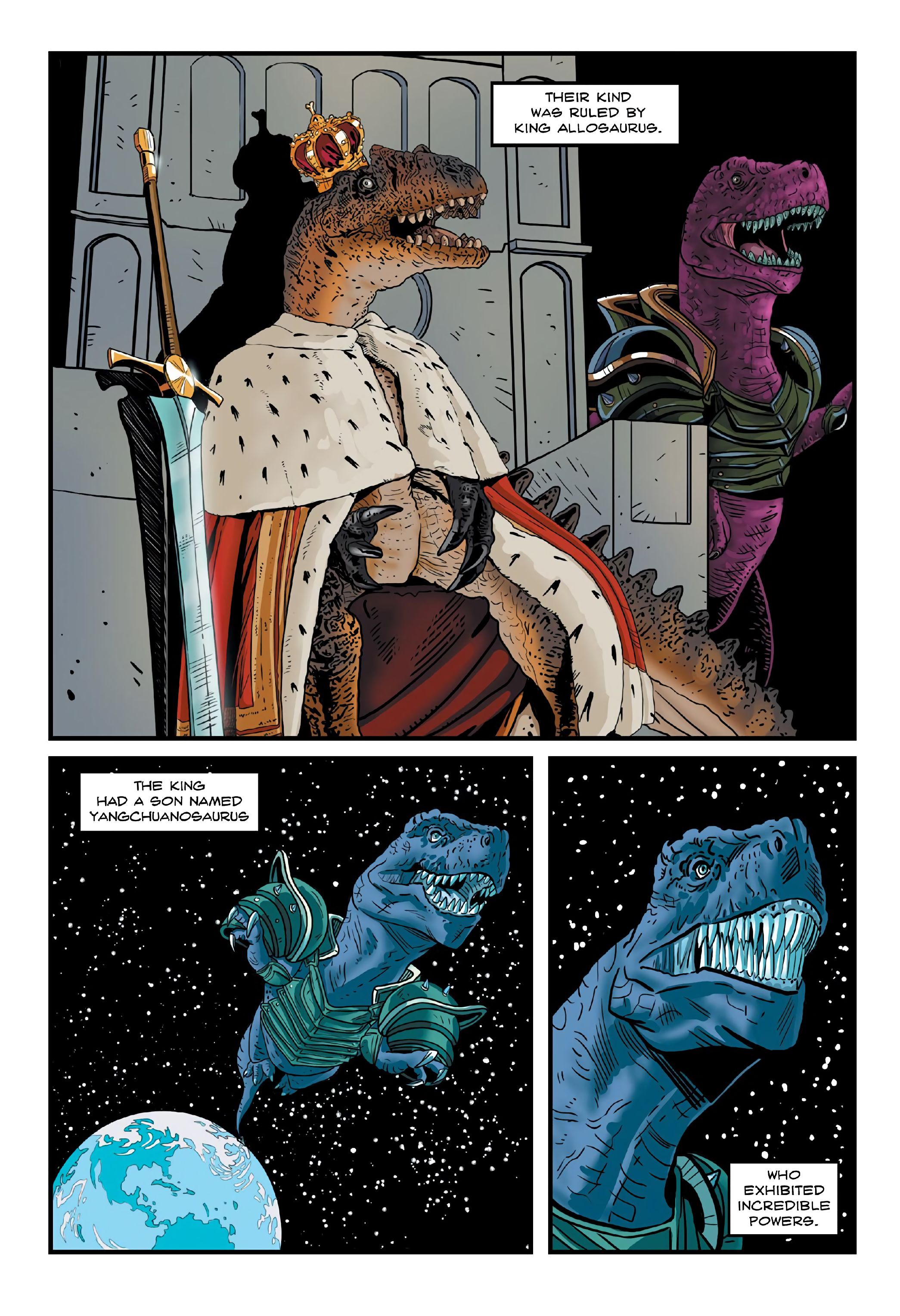 Read online Dinosaur Warrior comic -  Issue # TPB - 6