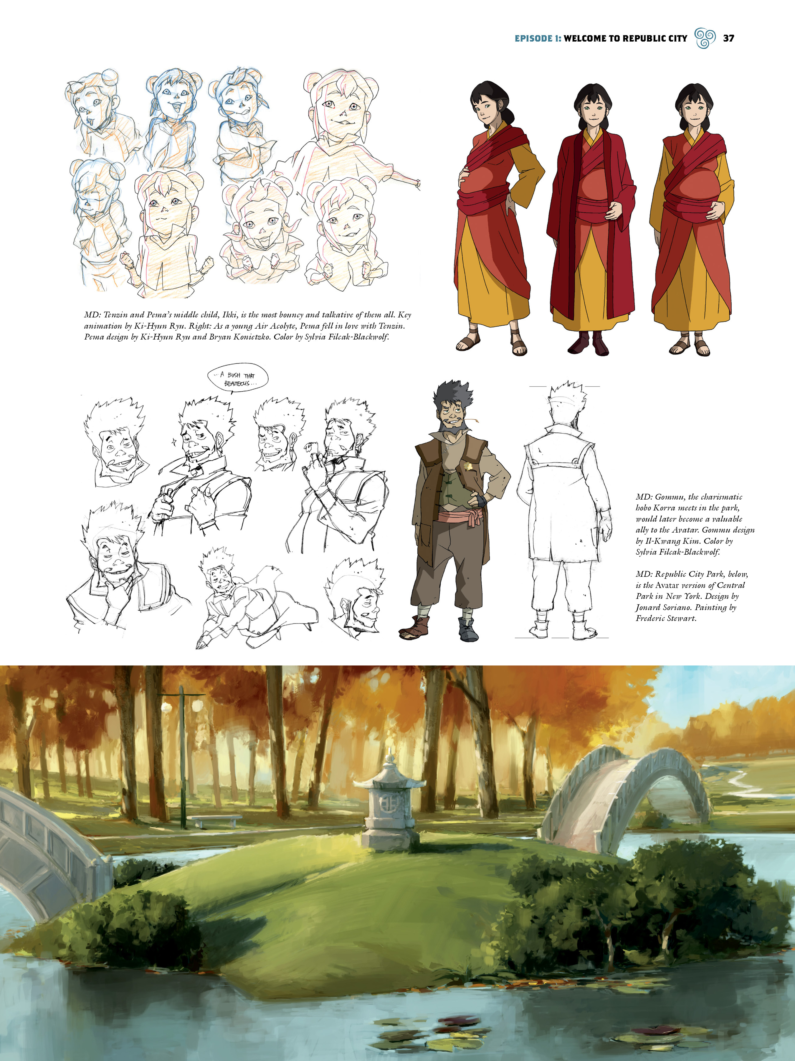 Read online The Legend of Korra: The Art of the Animated Series comic -  Issue # TPB 1 - 35