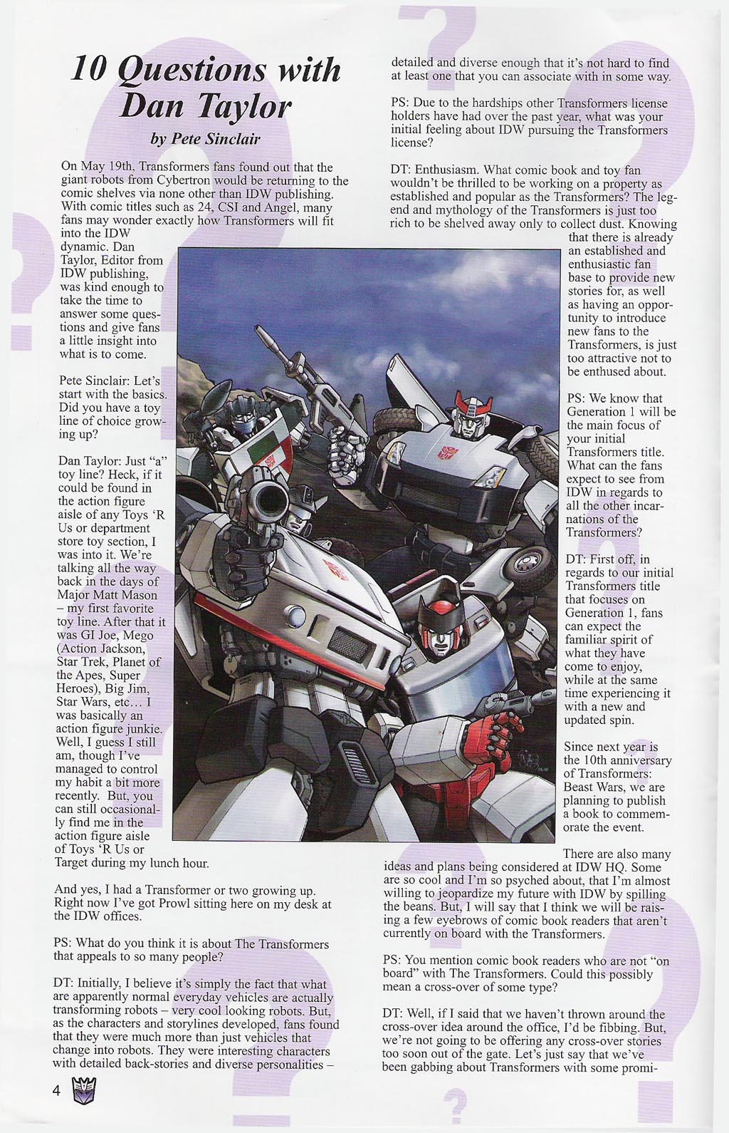 Read online Transformers: Collectors' Club comic -  Issue #4 - 4