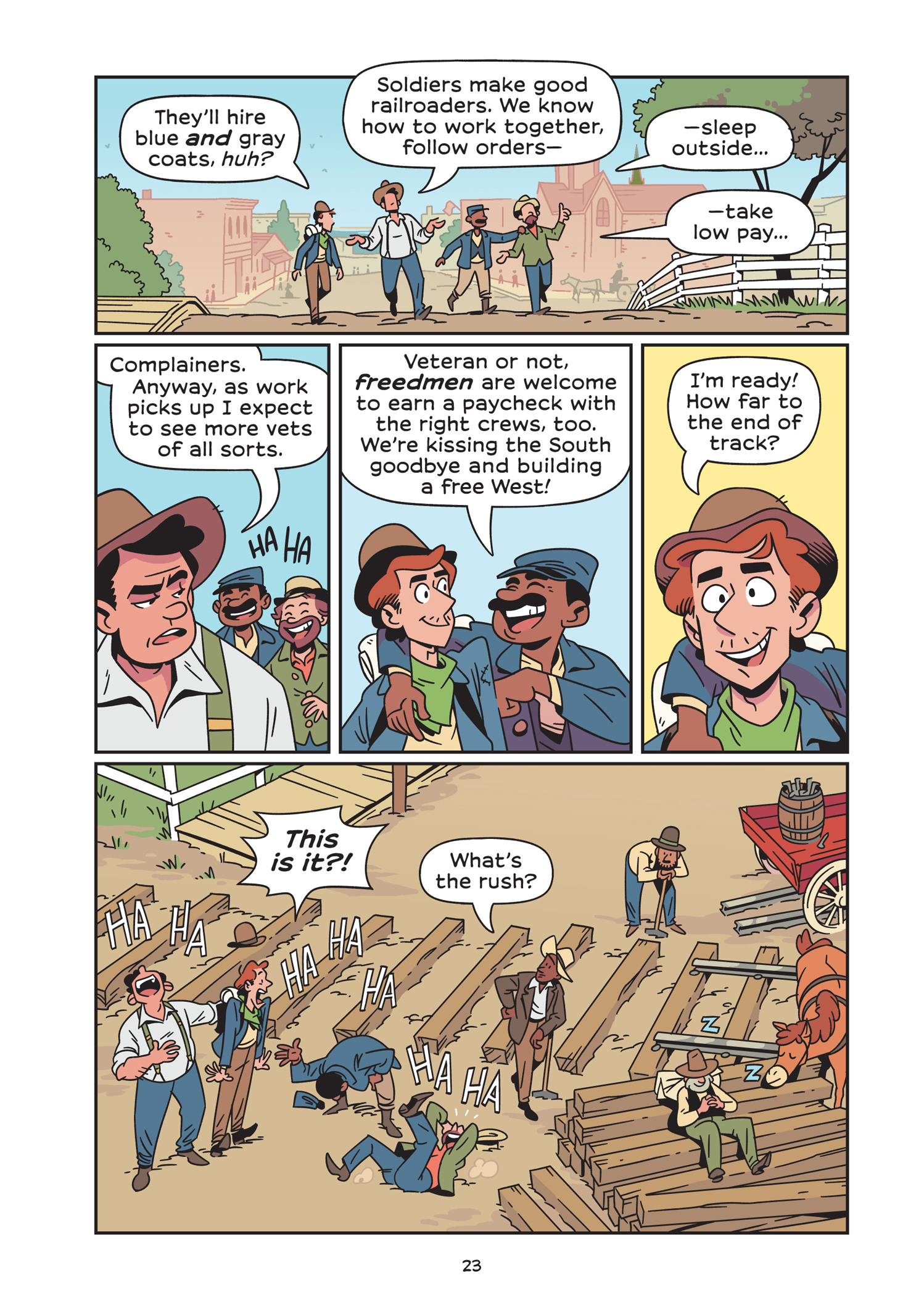 Read online History Comics comic -  Issue # The Transcontinental Railroad - 32