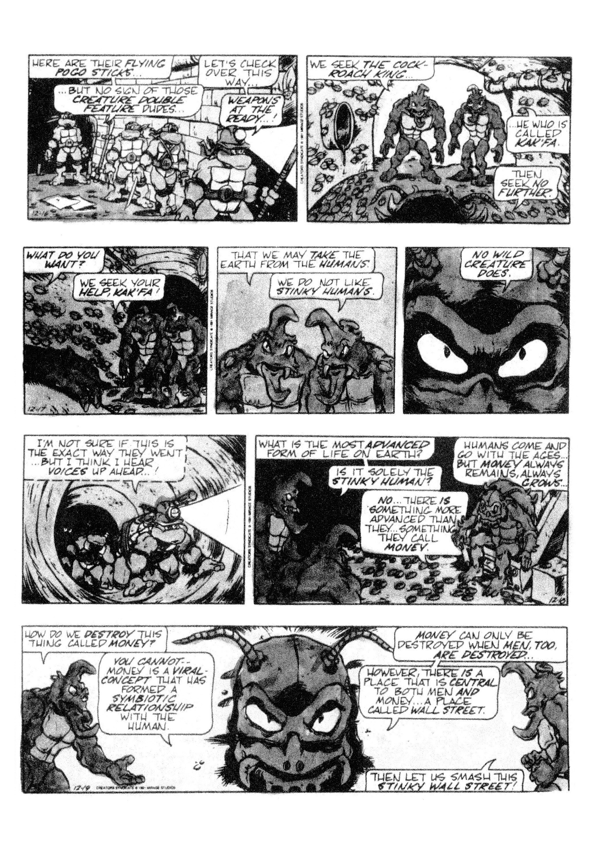 Read online Teenage Mutant Ninja Turtles: Complete Newspaper Daily Comic Strip Collection comic -  Issue # TPB 2 (Part 1) - 81