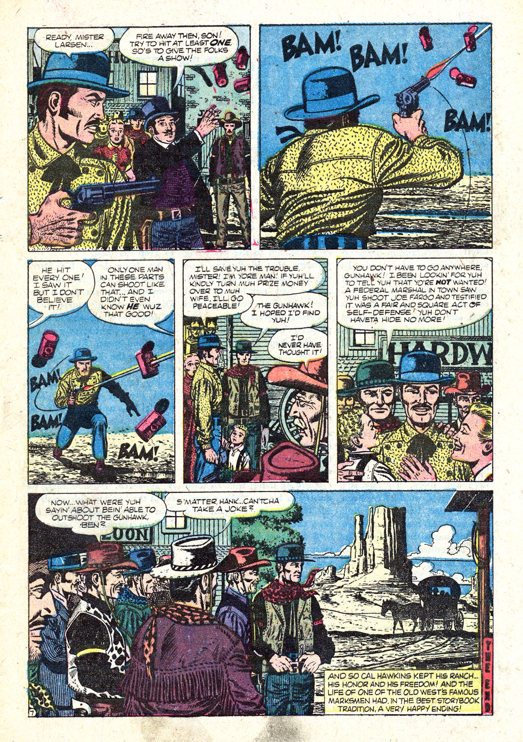 Read online Two Gun Western comic -  Issue #5 - 9