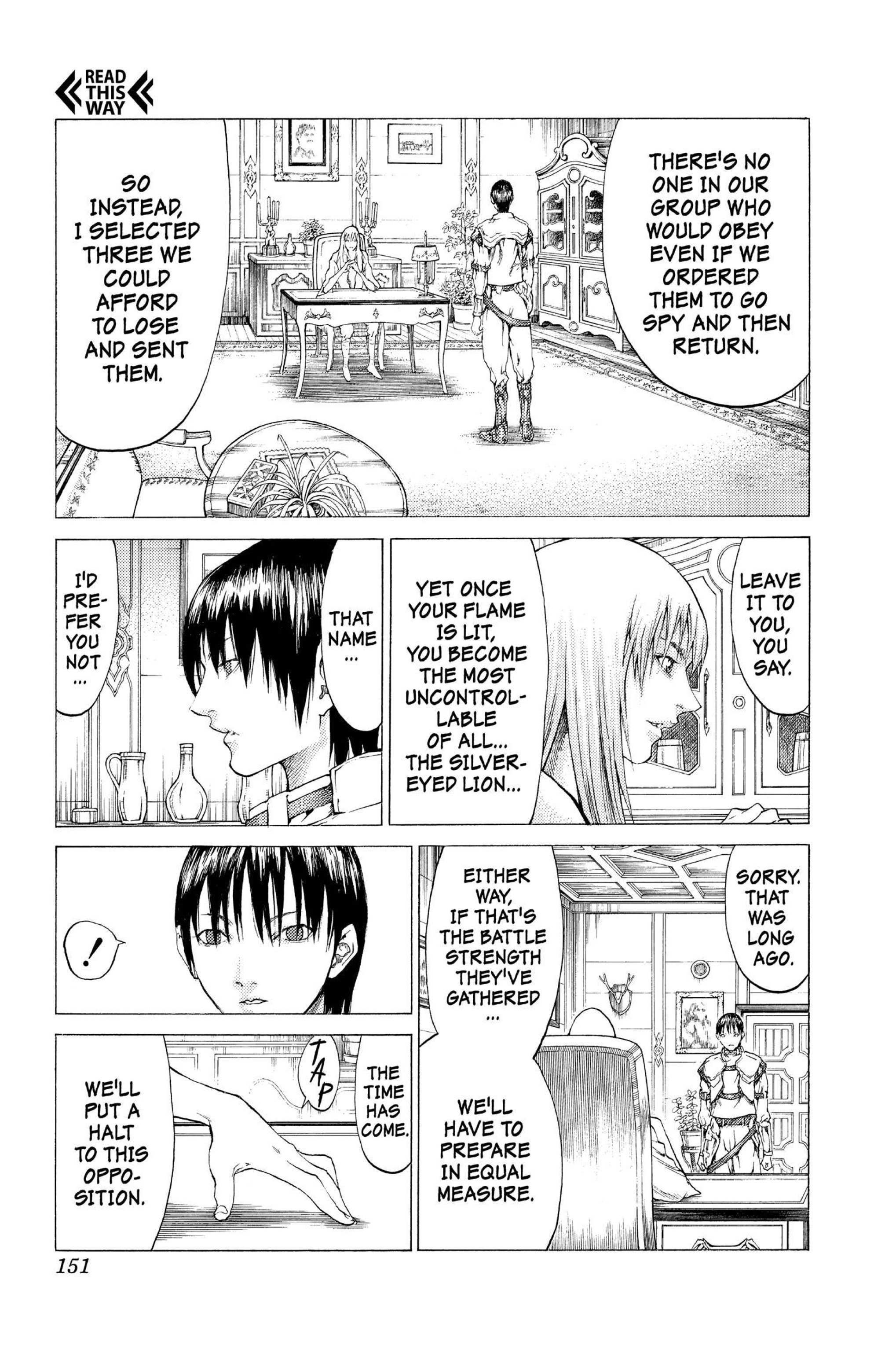 Read online Claymore comic -  Issue #10 - 140