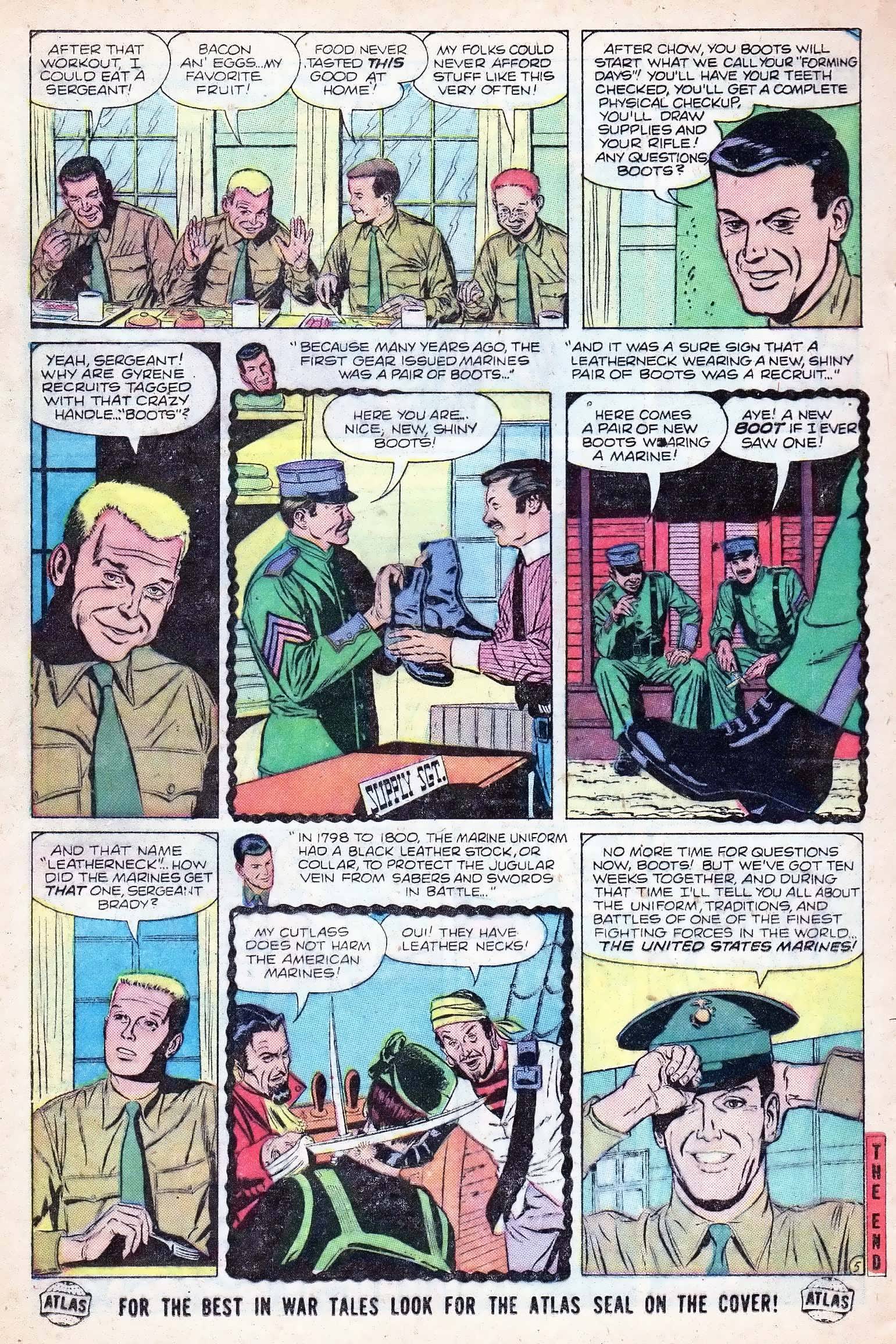 Read online Marines in Action comic -  Issue #1 - 24