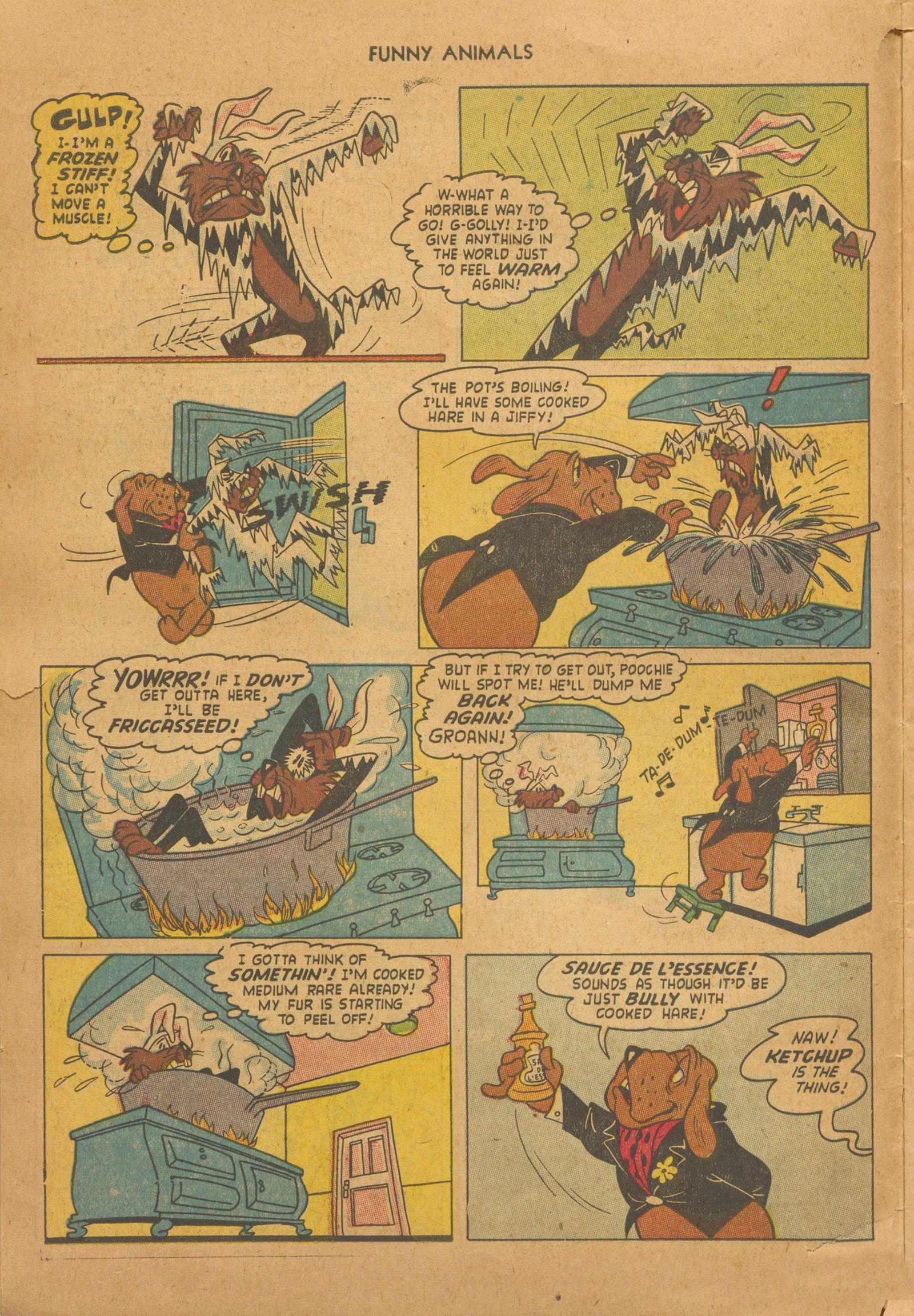 Read online Fawcett's Funny Animals comic -  Issue #83 - 10