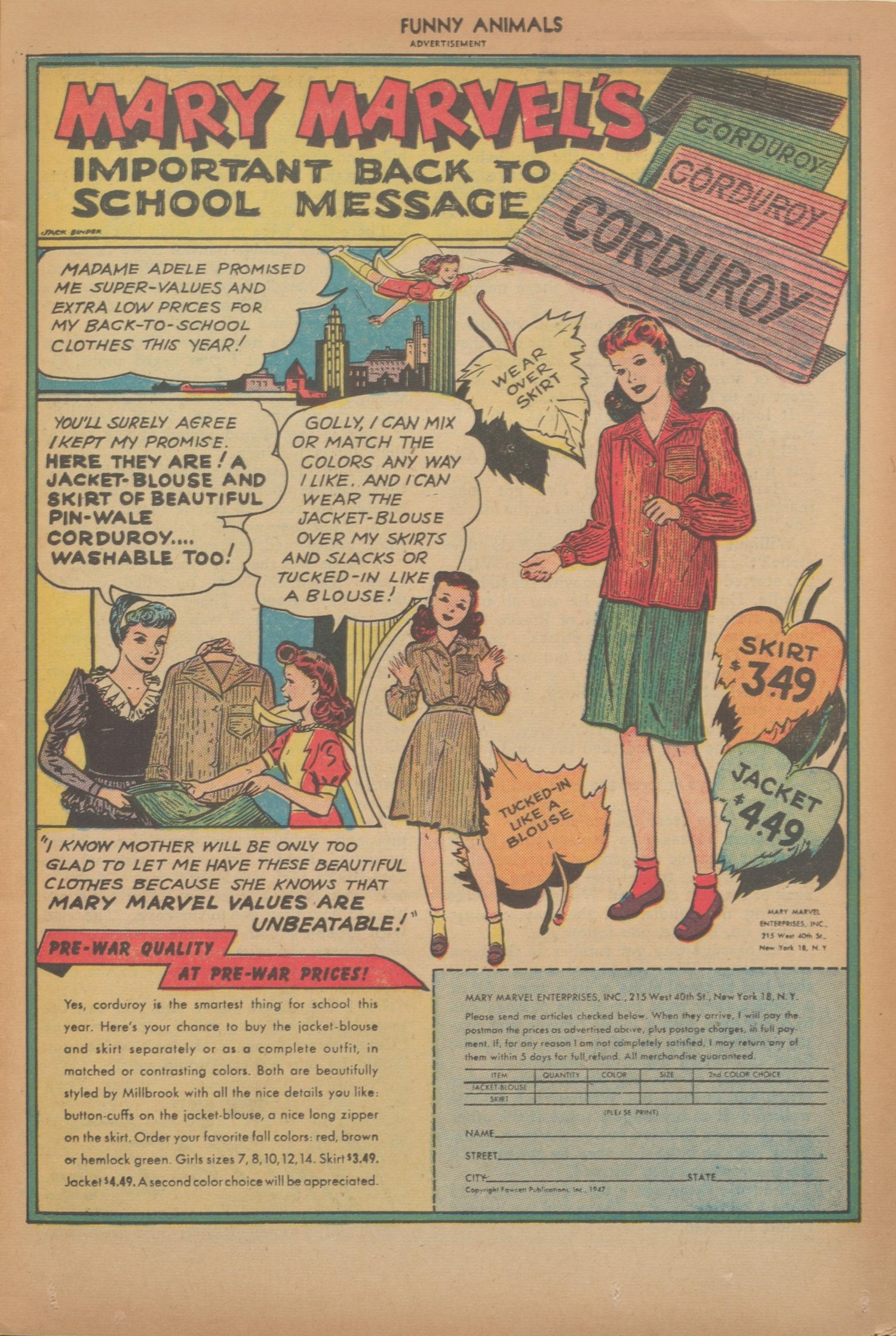 Read online Fawcett's Funny Animals comic -  Issue #54 - 11