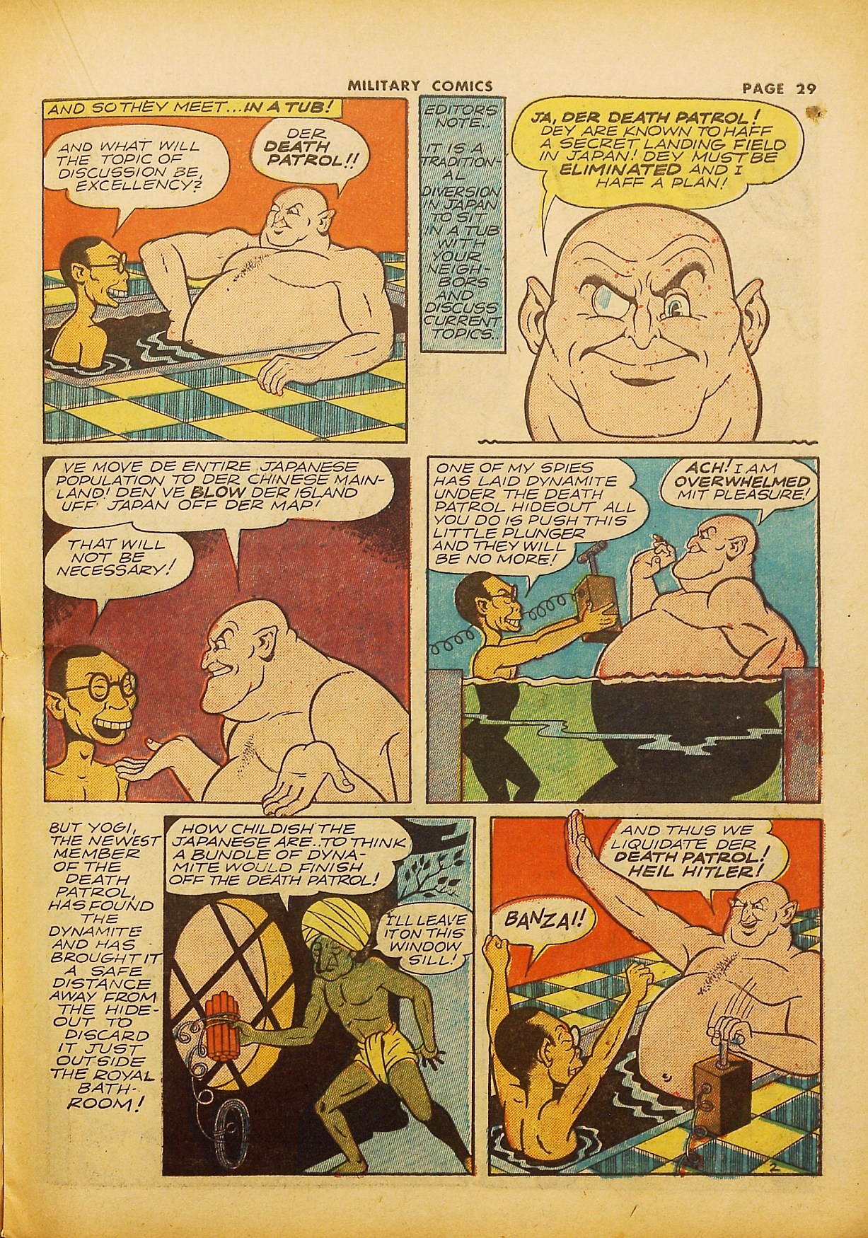 Read online Military Comics comic -  Issue #21 - 31