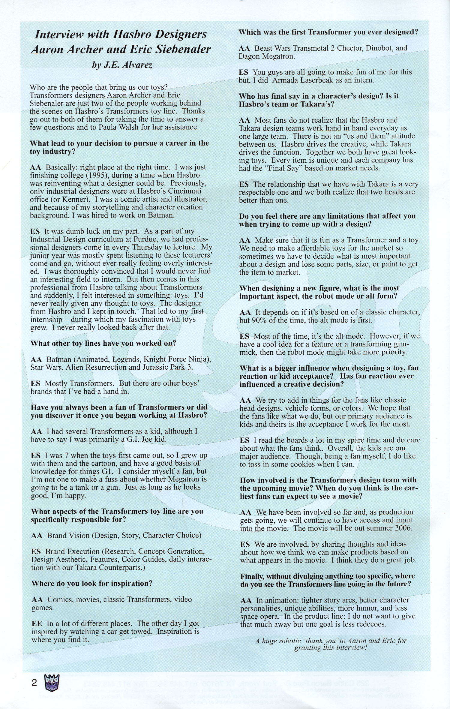 Read online Transformers: Collectors' Club comic -  Issue #2 - 2
