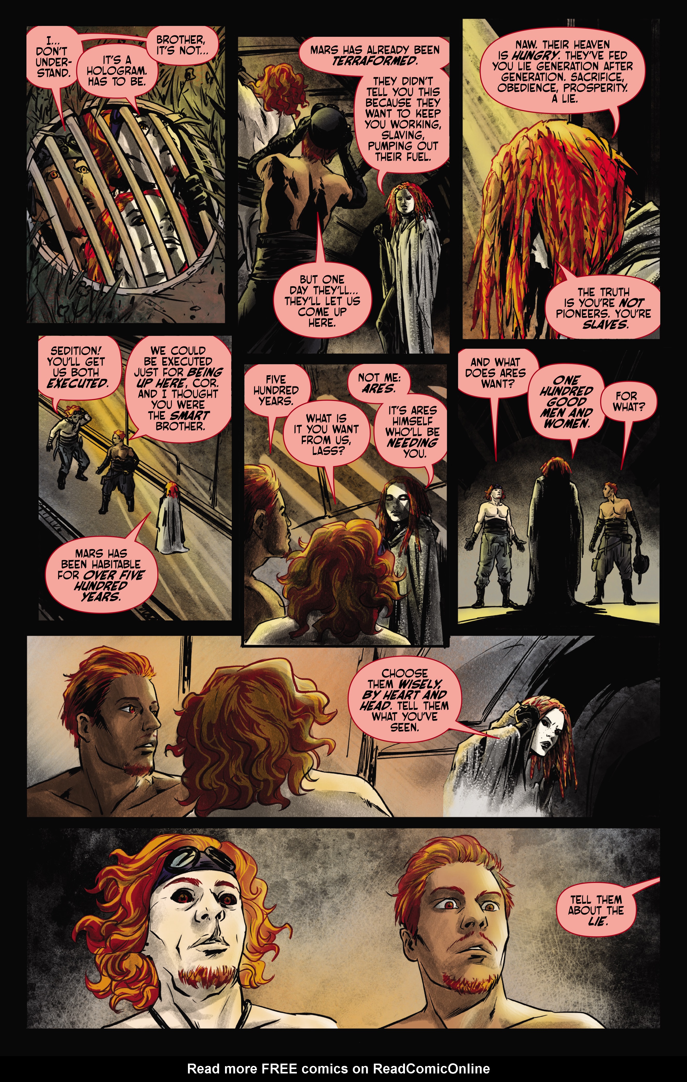 Read online Pierce Brown's Red Rising: Sons of Ares: Forbidden Song comic -  Issue # TPB - 49