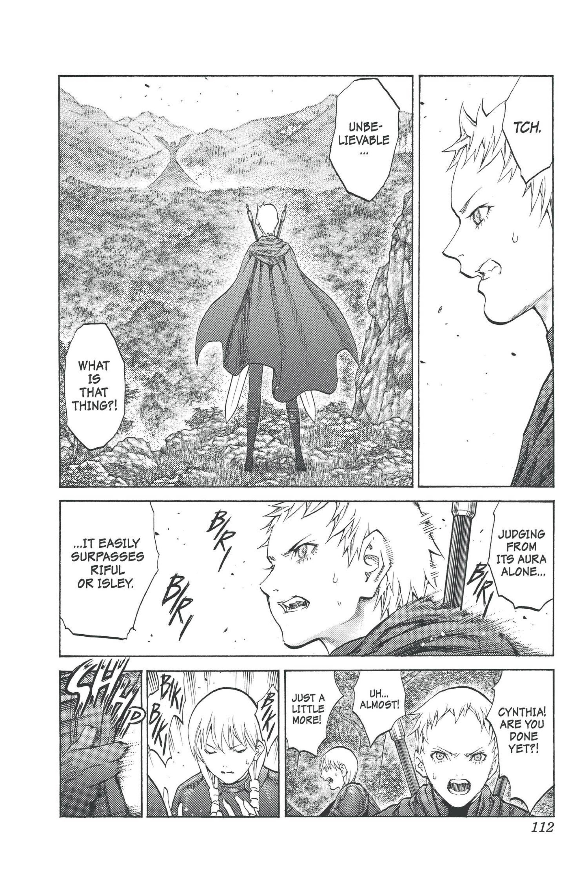 Read online Claymore comic -  Issue #17 - 103