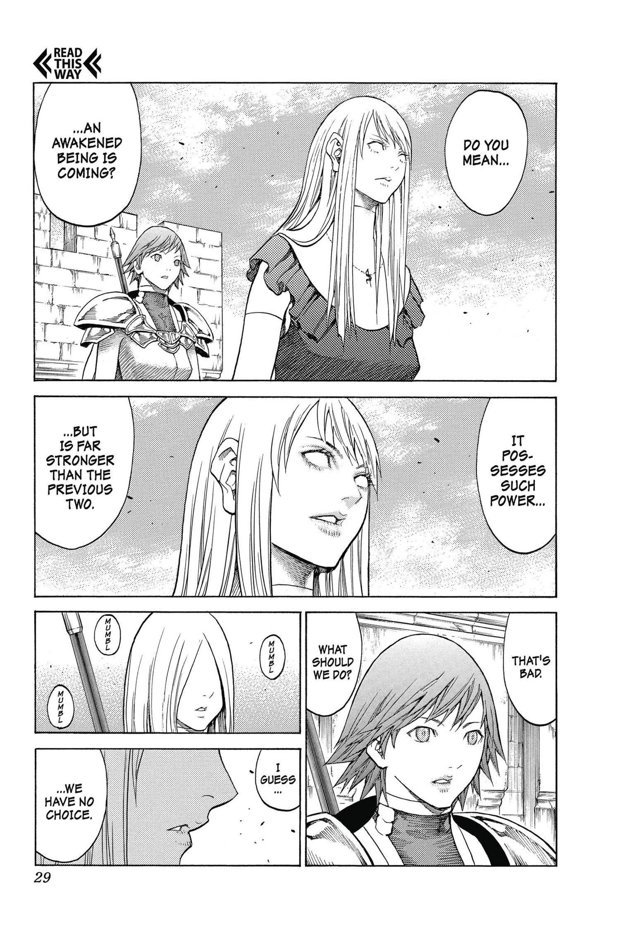 Read online Claymore comic -  Issue #25 - 28