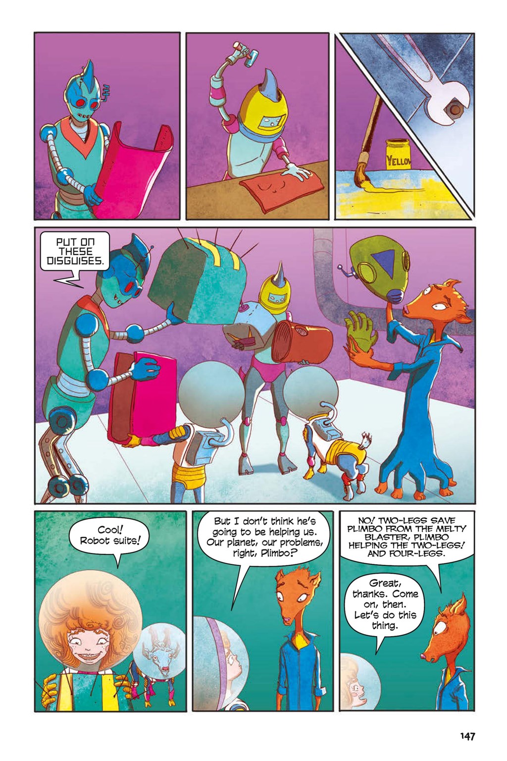 Read online Billie Blaster and the Robot Army From Outer Space comic -  Issue # TPB (Part 2) - 56