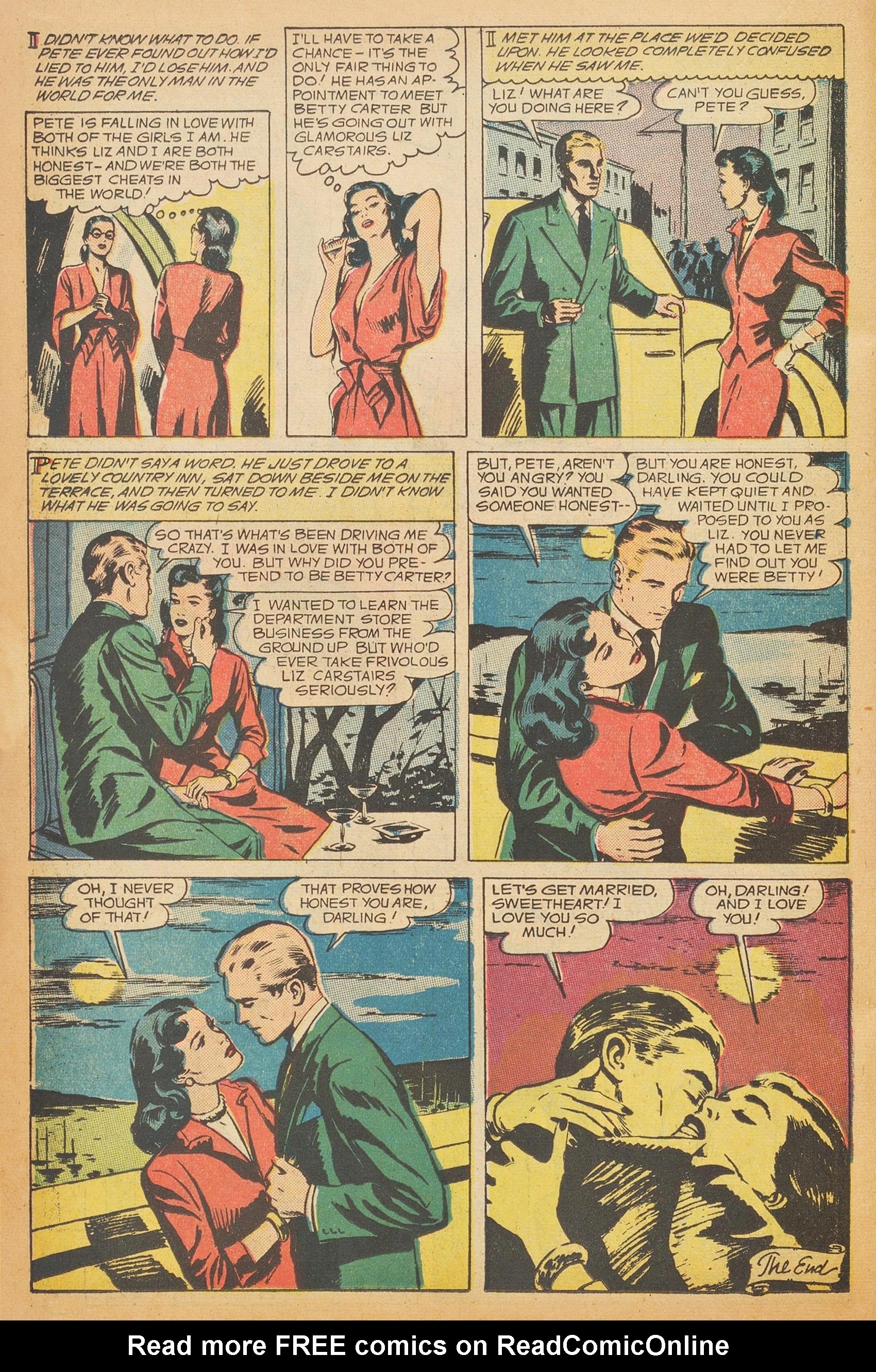 Read online Glamorous Romances comic -  Issue #45 - 34