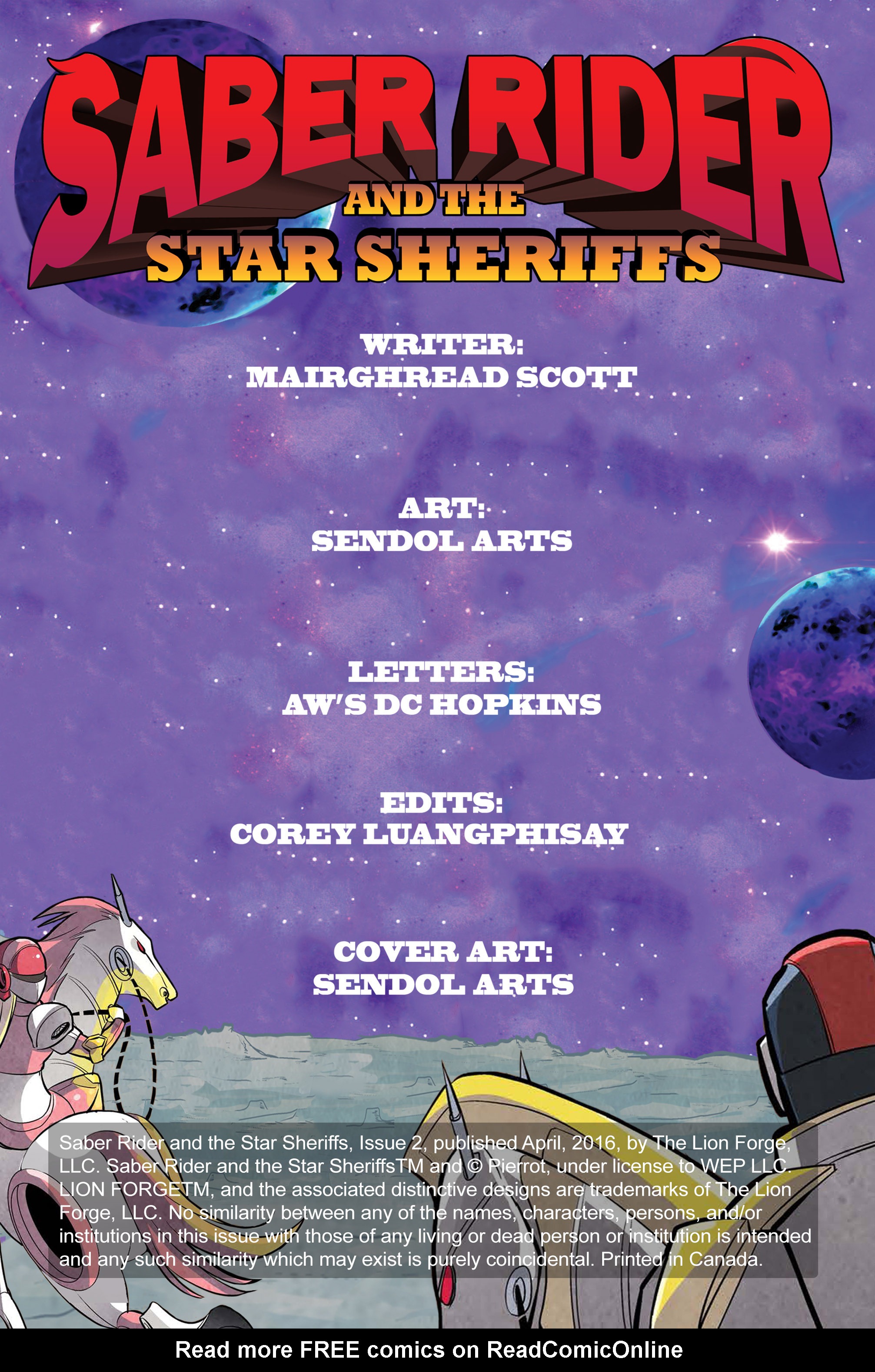 Read online Saber Rider and the Star Sheriffs comic -  Issue #2 - 2