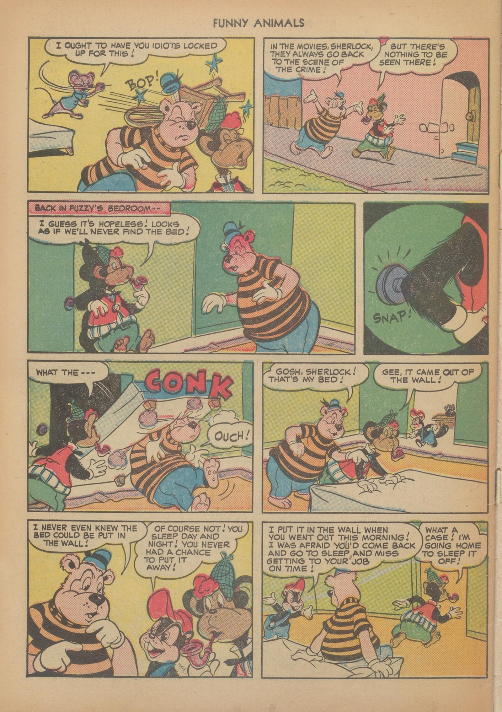 Read online Fawcett's Funny Animals comic -  Issue #68 - 34