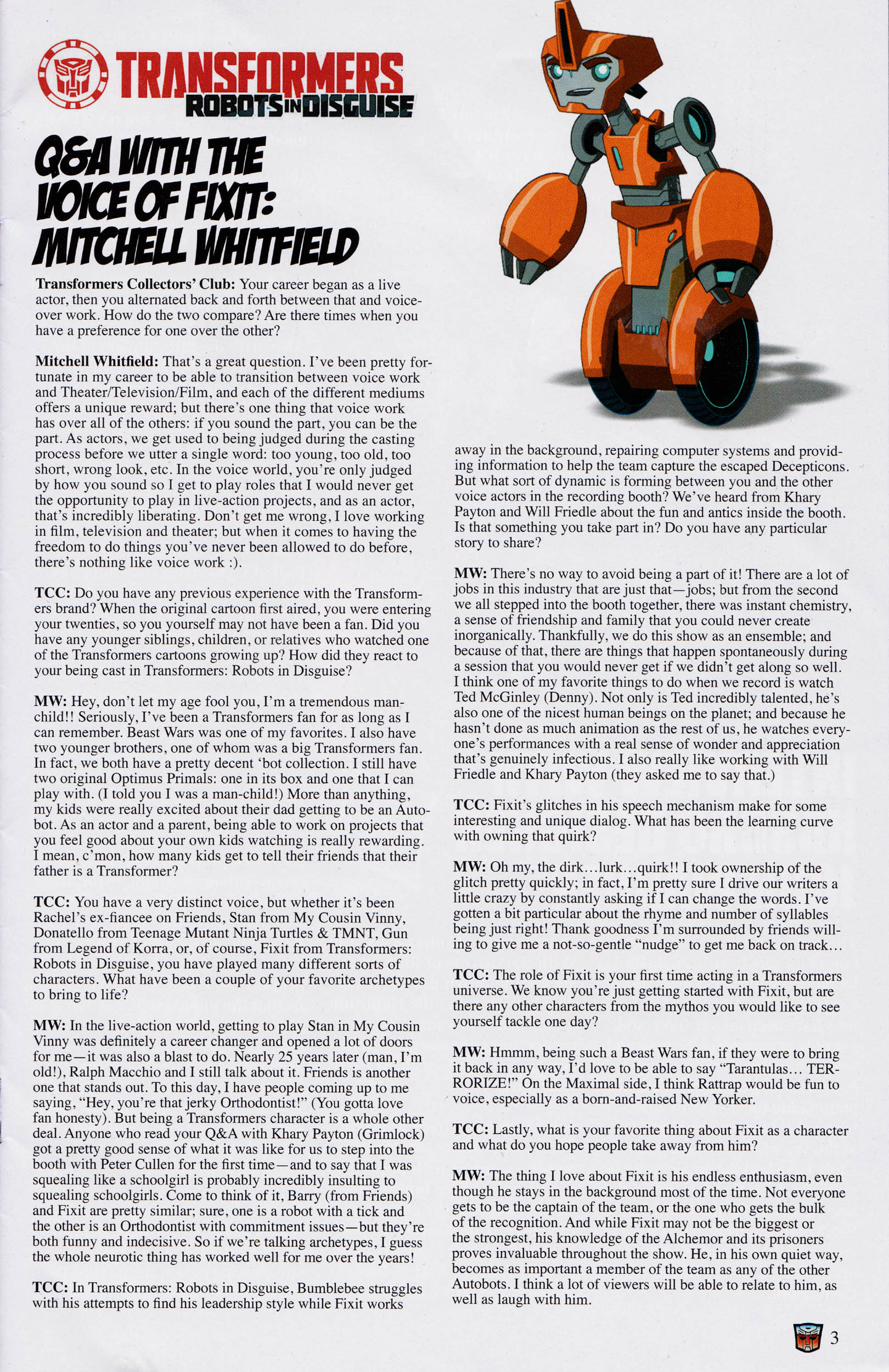 Read online Transformers: Collectors' Club comic -  Issue #65 - 3