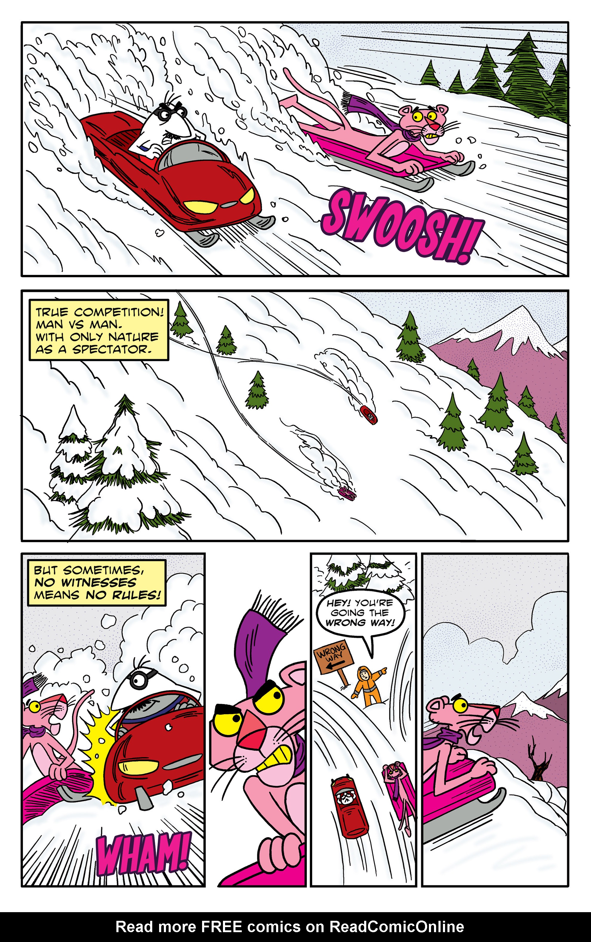 Read online The Pink Panther: Snow Day comic -  Issue # Full - 8