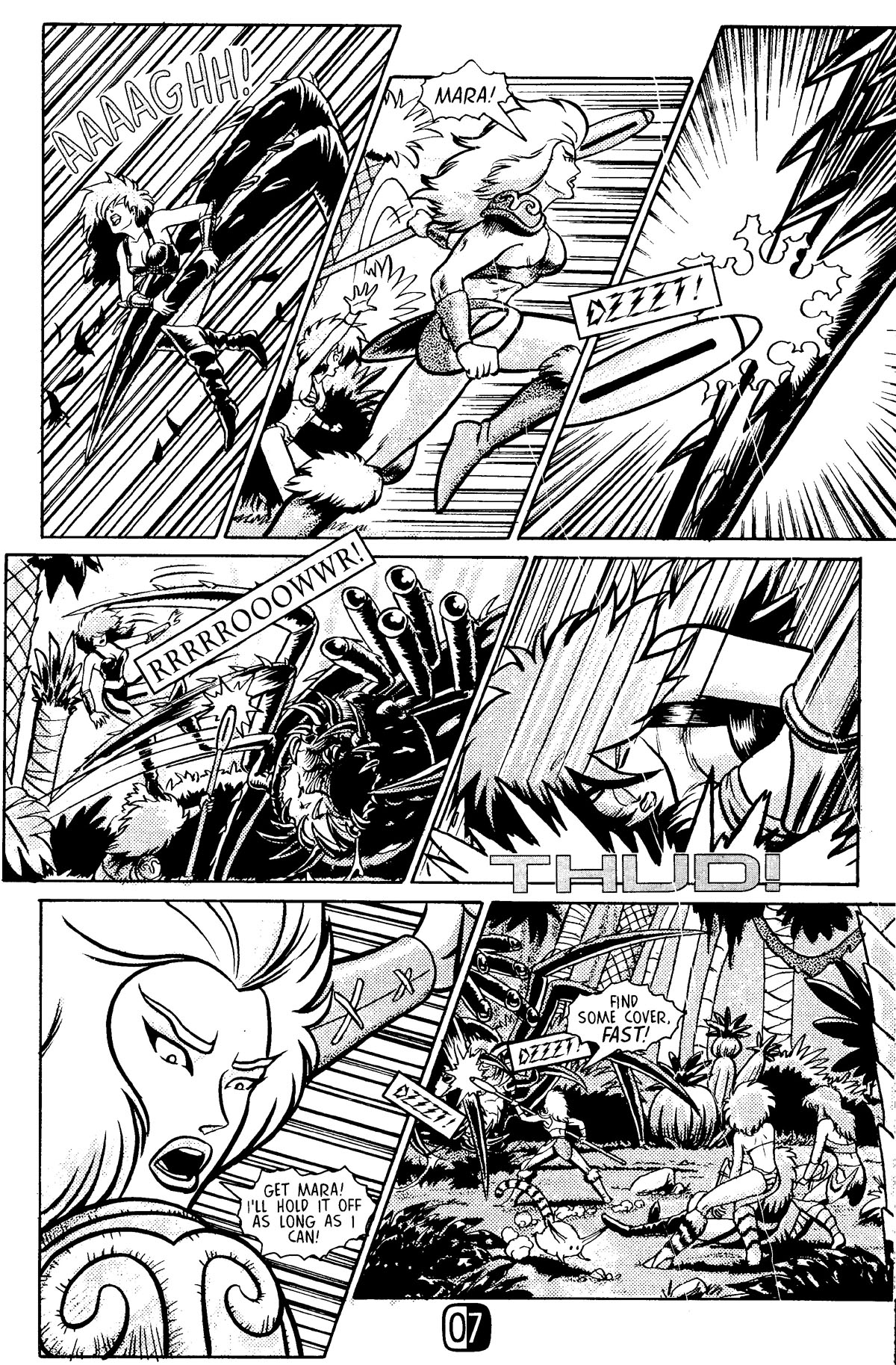 Read online Robotech: Amazon World- Escape from Praxis comic -  Issue # Full - 11