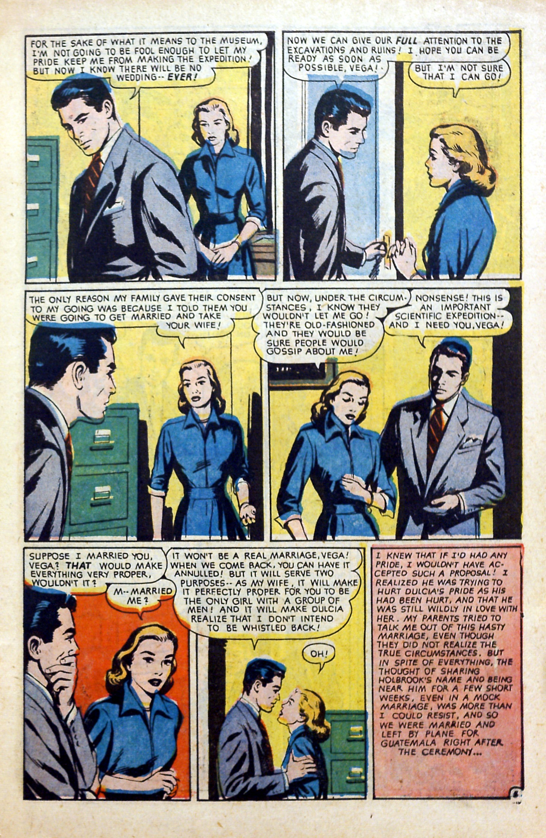Read online Glamorous Romances comic -  Issue #62 - 7