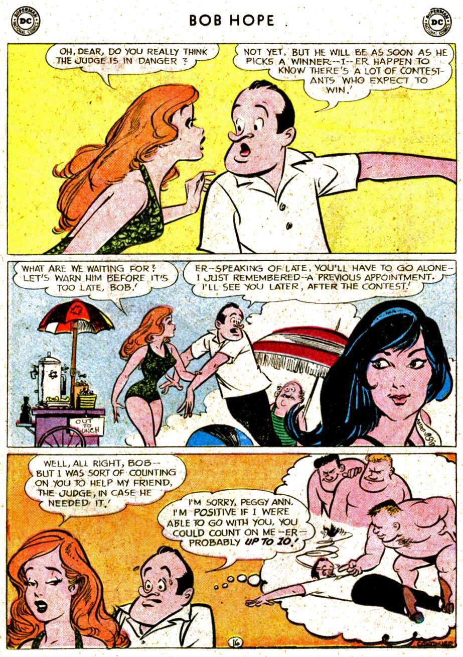 Read online The Adventures of Bob Hope comic -  Issue #75 - 20