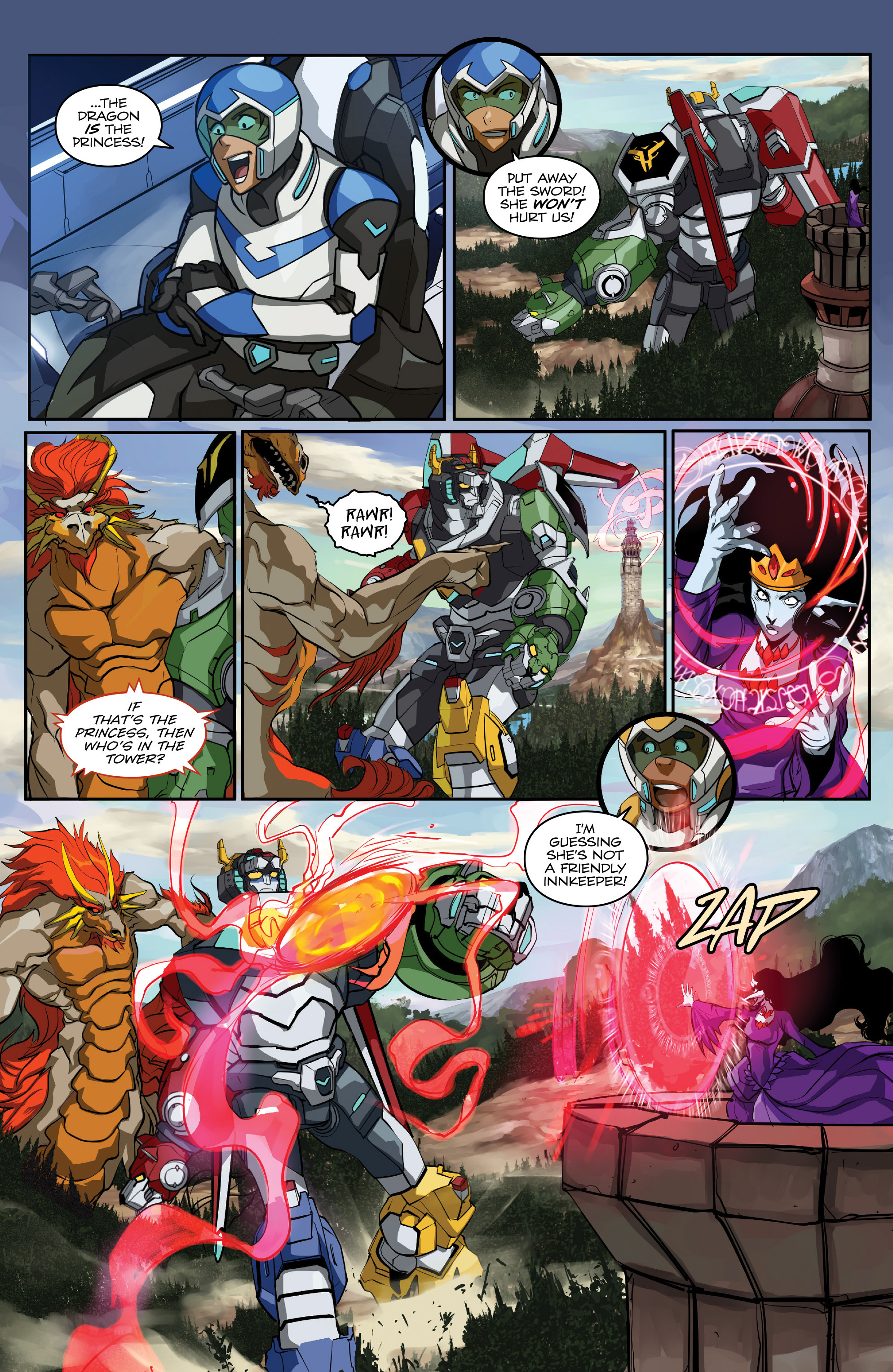 Read online Voltron: Legendary Defender comic -  Issue #3 - 19