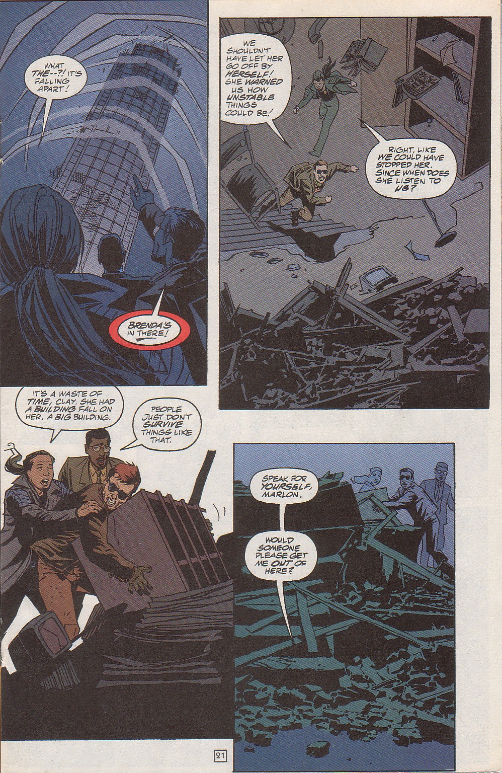 Read online Challengers of the Unknown (1997) comic -  Issue #10 - 22