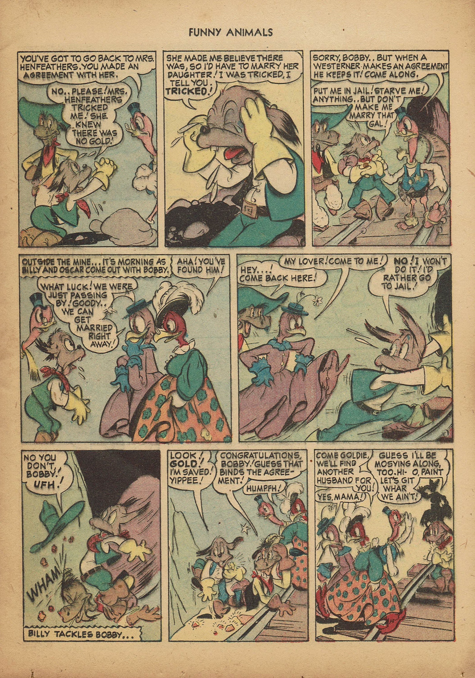 Read online Fawcett's Funny Animals comic -  Issue #22 - 13