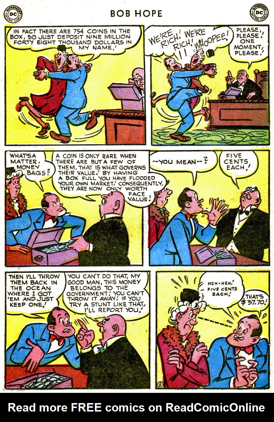 Read online The Adventures of Bob Hope comic -  Issue #20 - 29