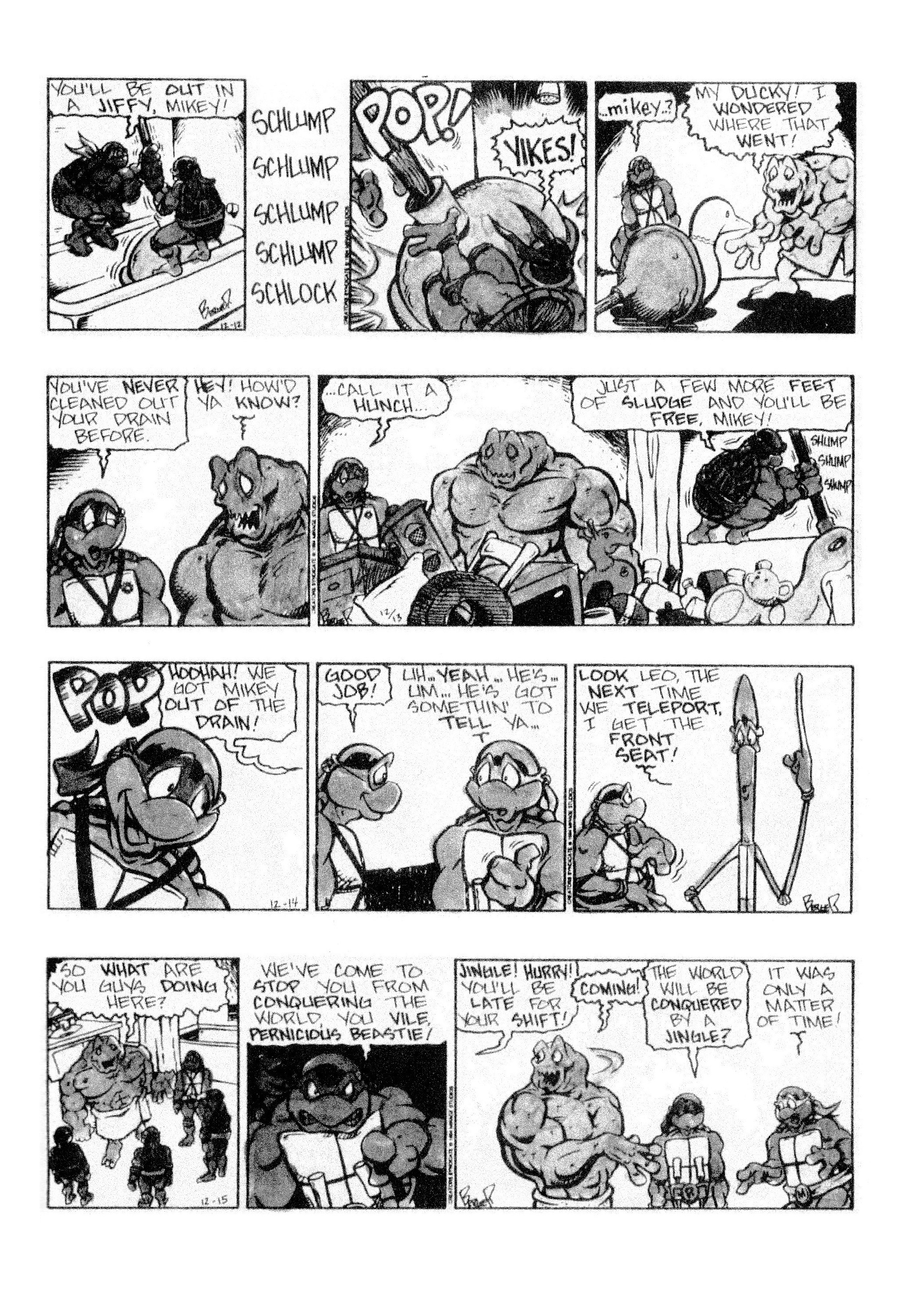 Read online Teenage Mutant Ninja Turtles: Complete Newspaper Daily Comic Strip Collection comic -  Issue # TPB 3 (Part 1) - 65