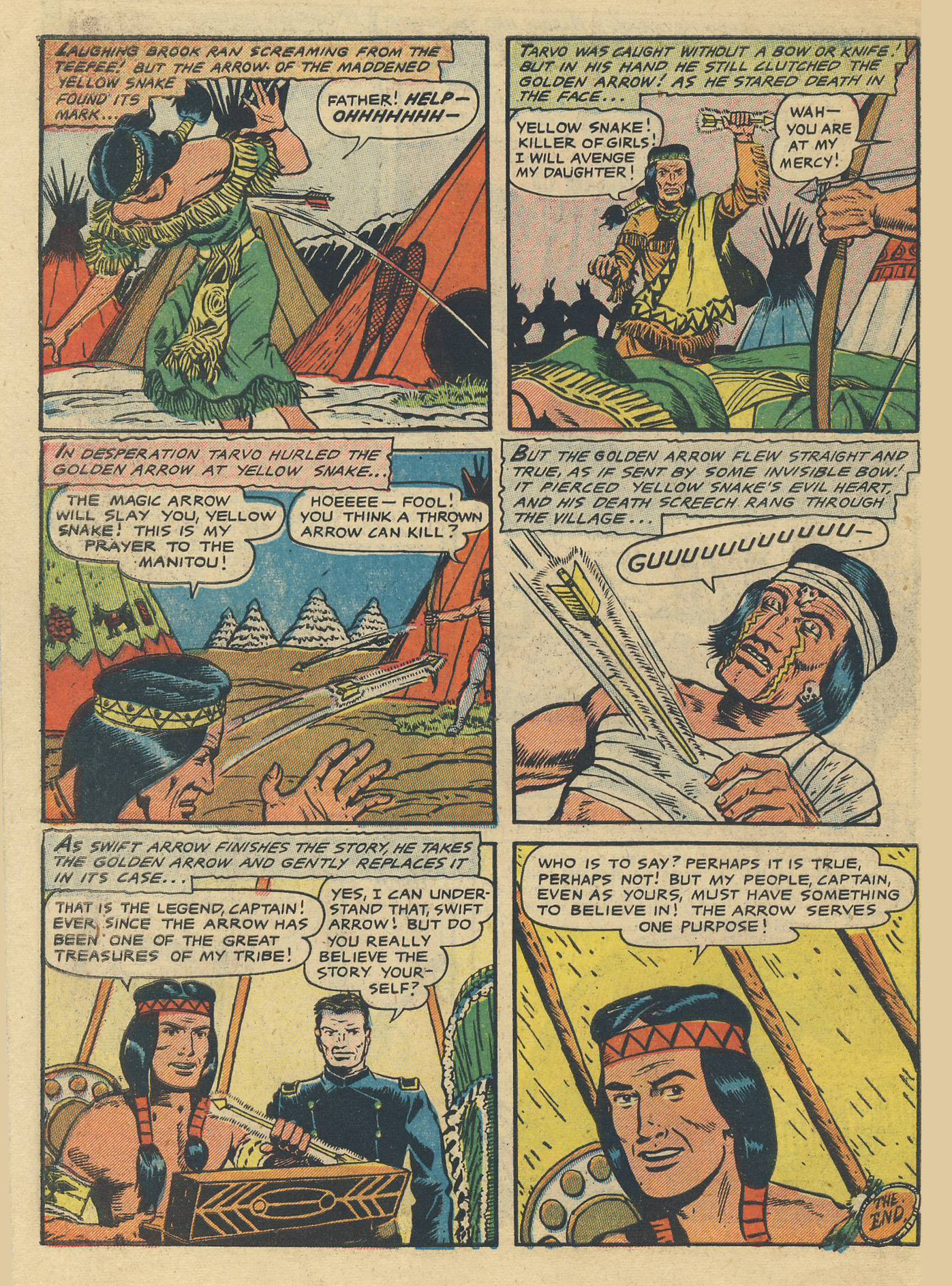 Read online Swift Arrow (1954) comic -  Issue #5 - 34
