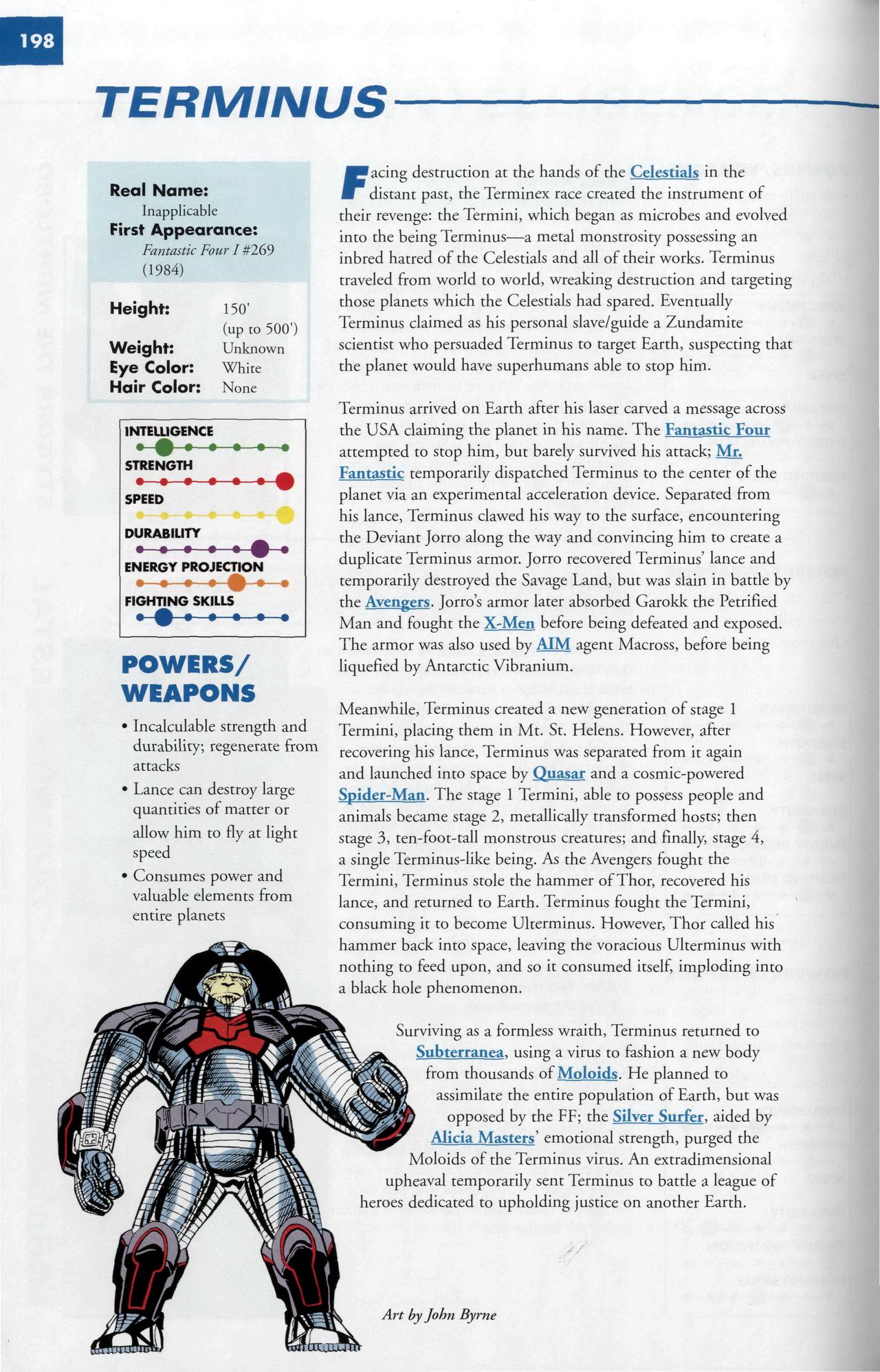 Read online Marvel Encyclopedia comic -  Issue # TPB 6 - 201