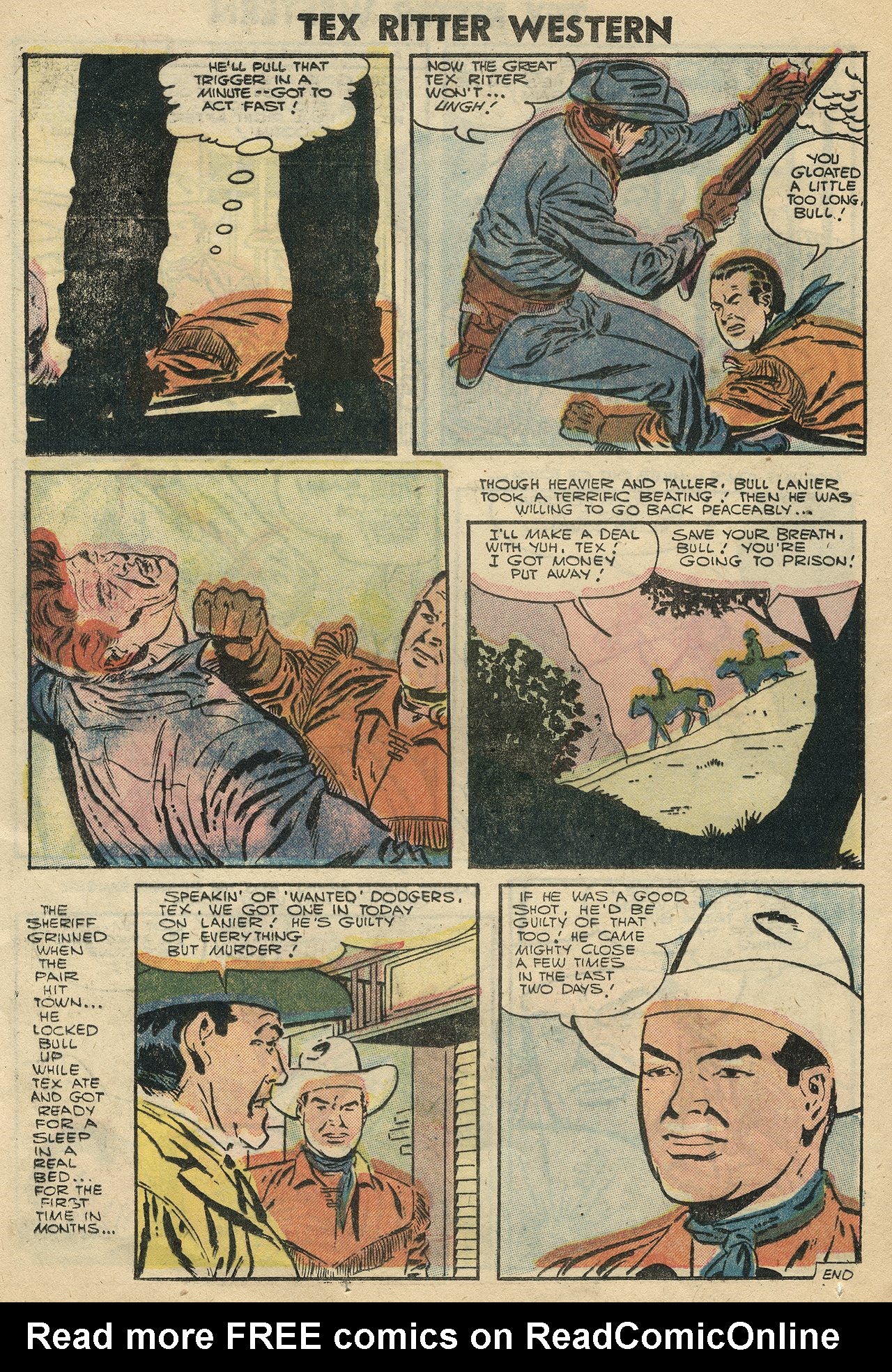 Read online Tex Ritter Western comic -  Issue #32 - 24